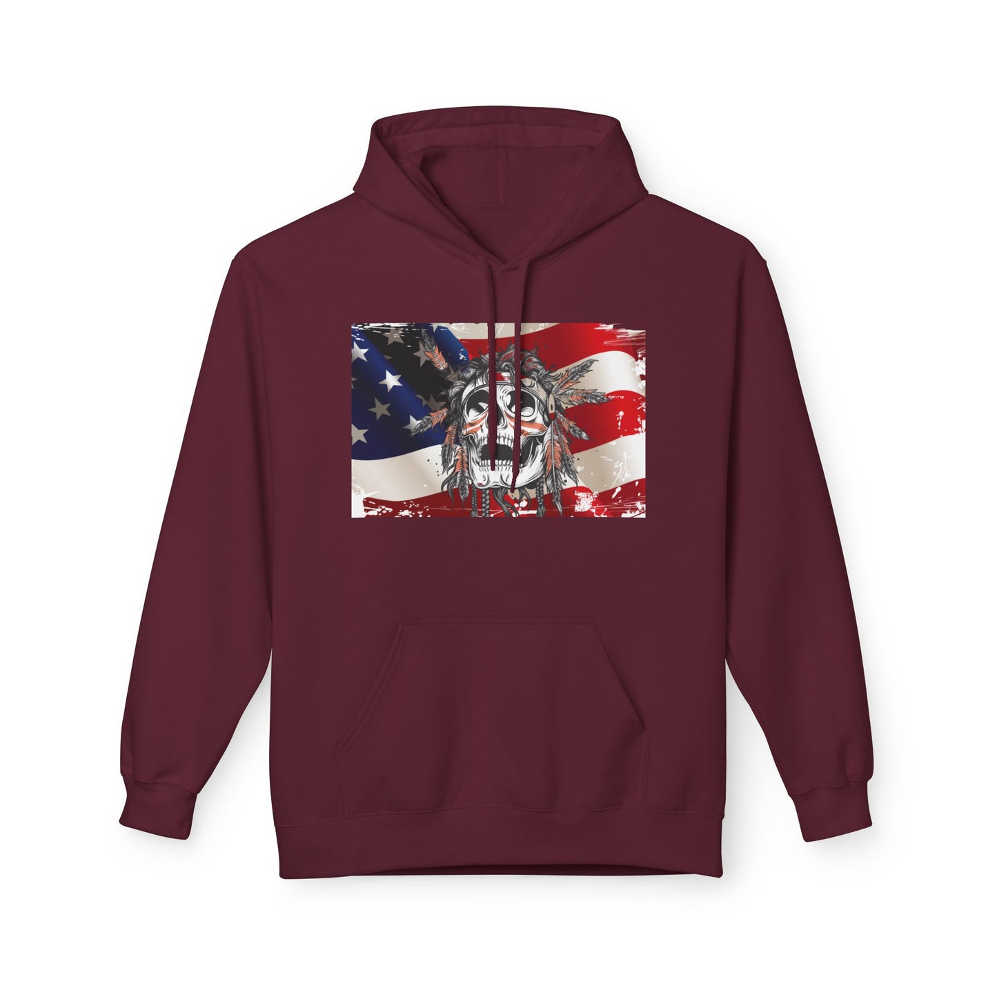 Flag and Skull Hoodie