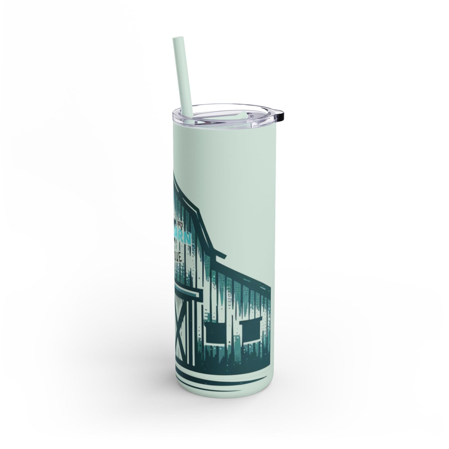 Teal Barn Tumbler, 20oz