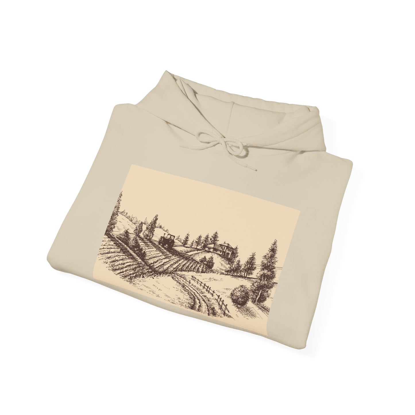 Vintage farm scene