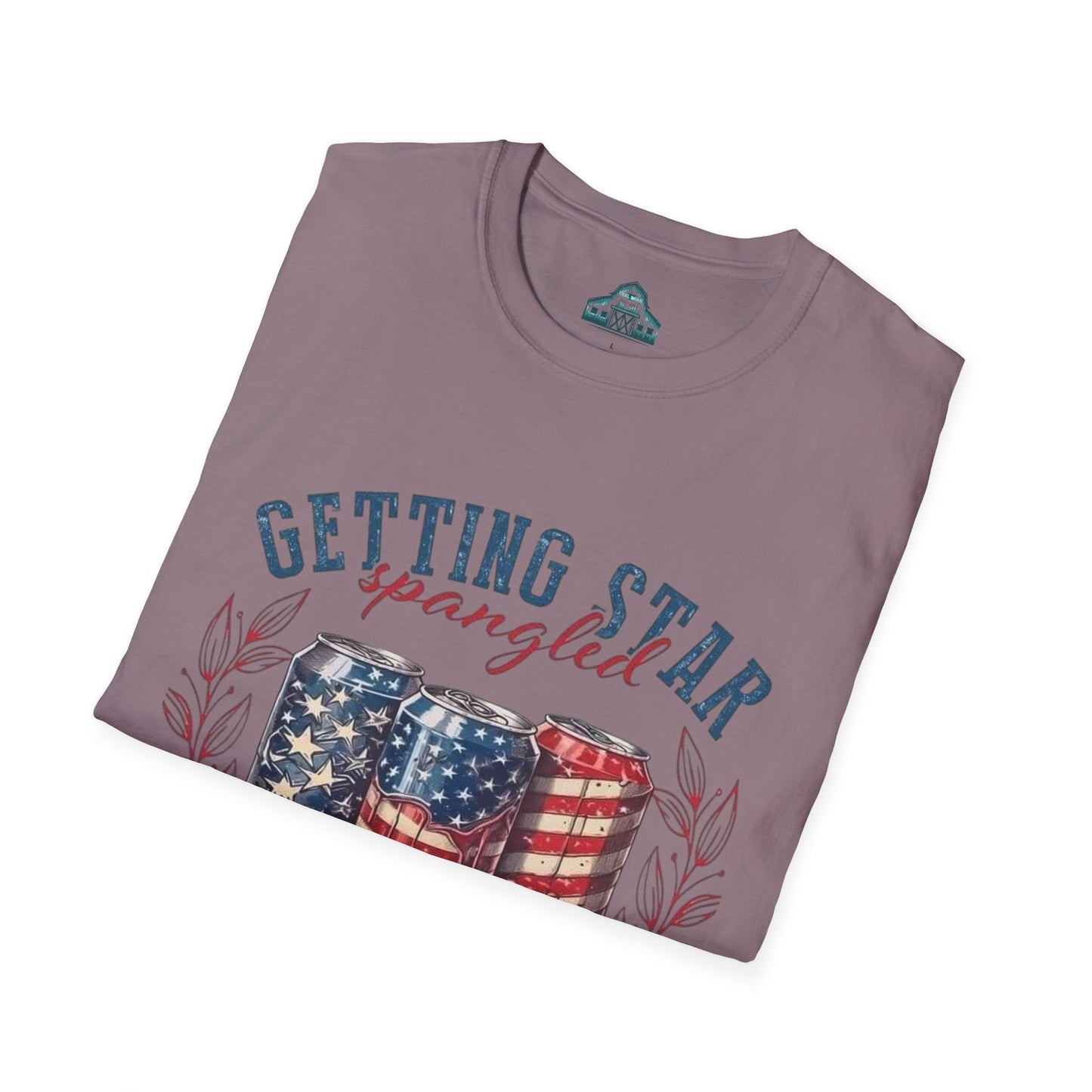 Getting star spangled hammered/ unisex Tshirt