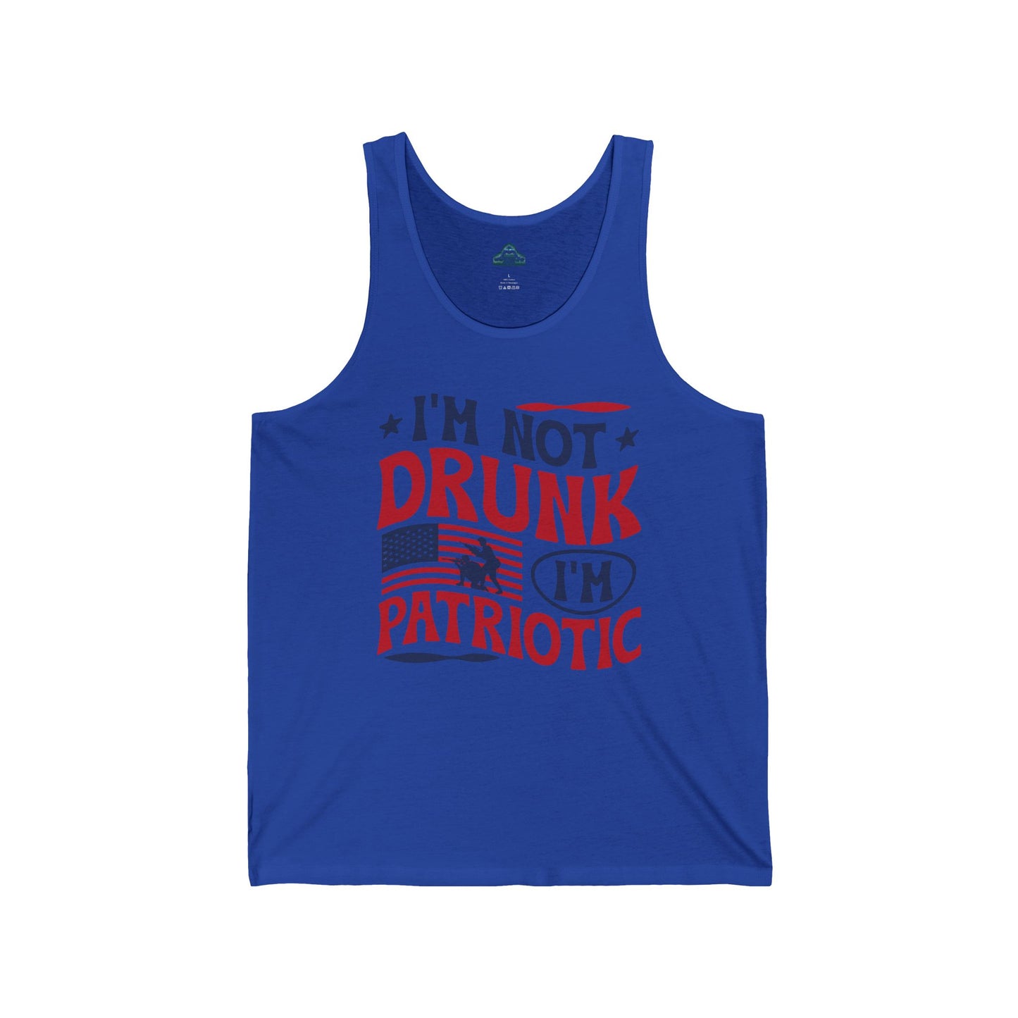 I'm not drunk 4th of July tank top