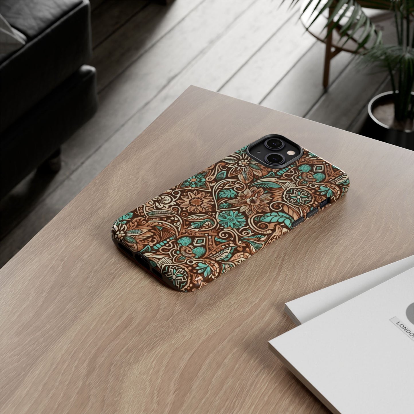 Leather & Turquoise / Tough Cases