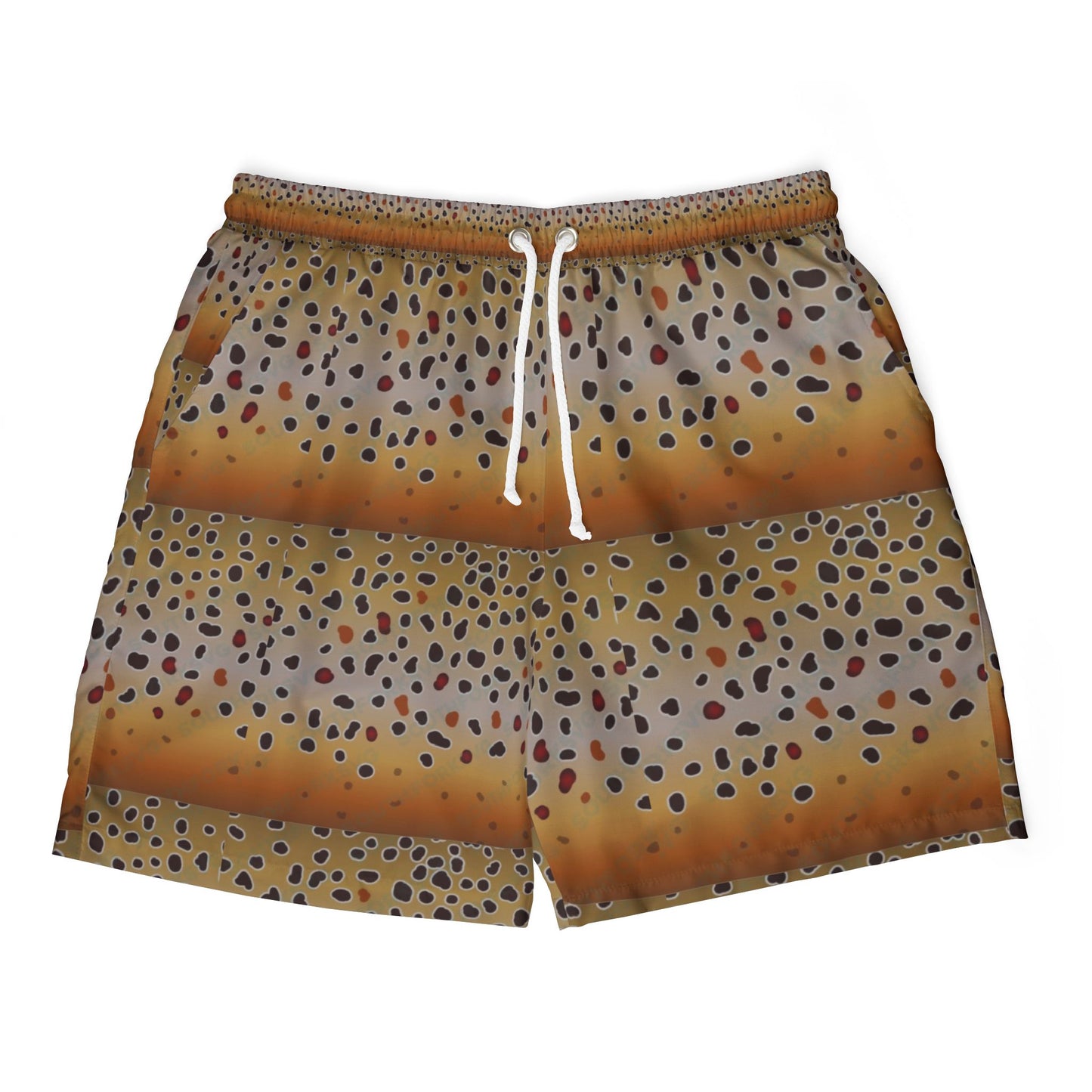 Brown trout/ swim shorts