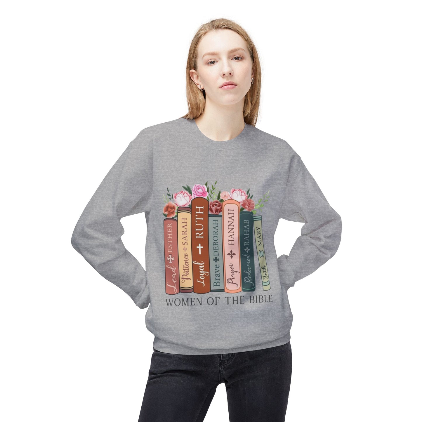 Women of the Bible / Midweight fleece Sweatshirt