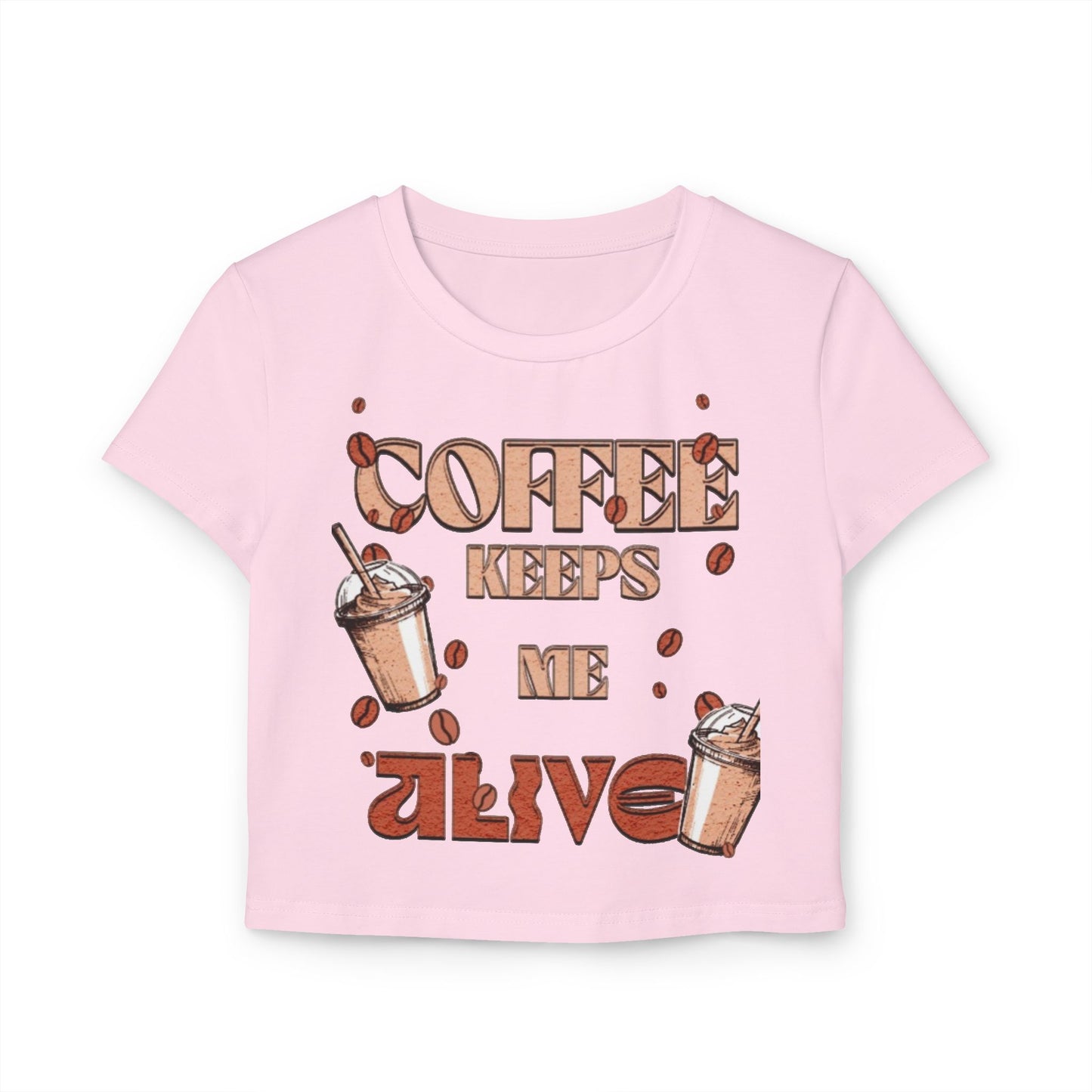 Coffee keeps me alive/ Crop Top