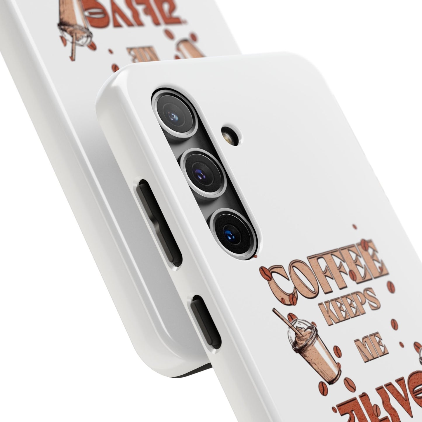 Coffee keeps me alive Phone Cases