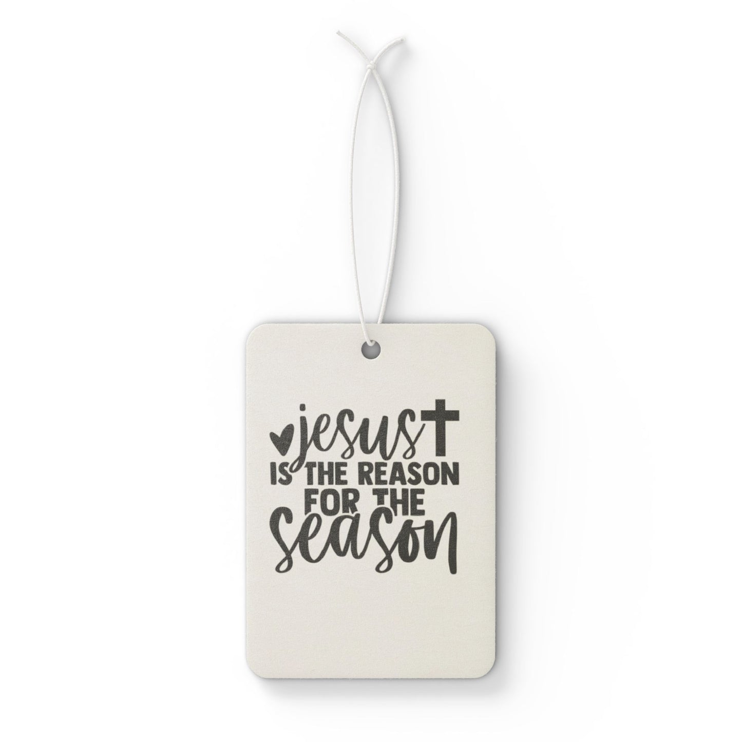 Jesus, reason for season-Car Air Freshener