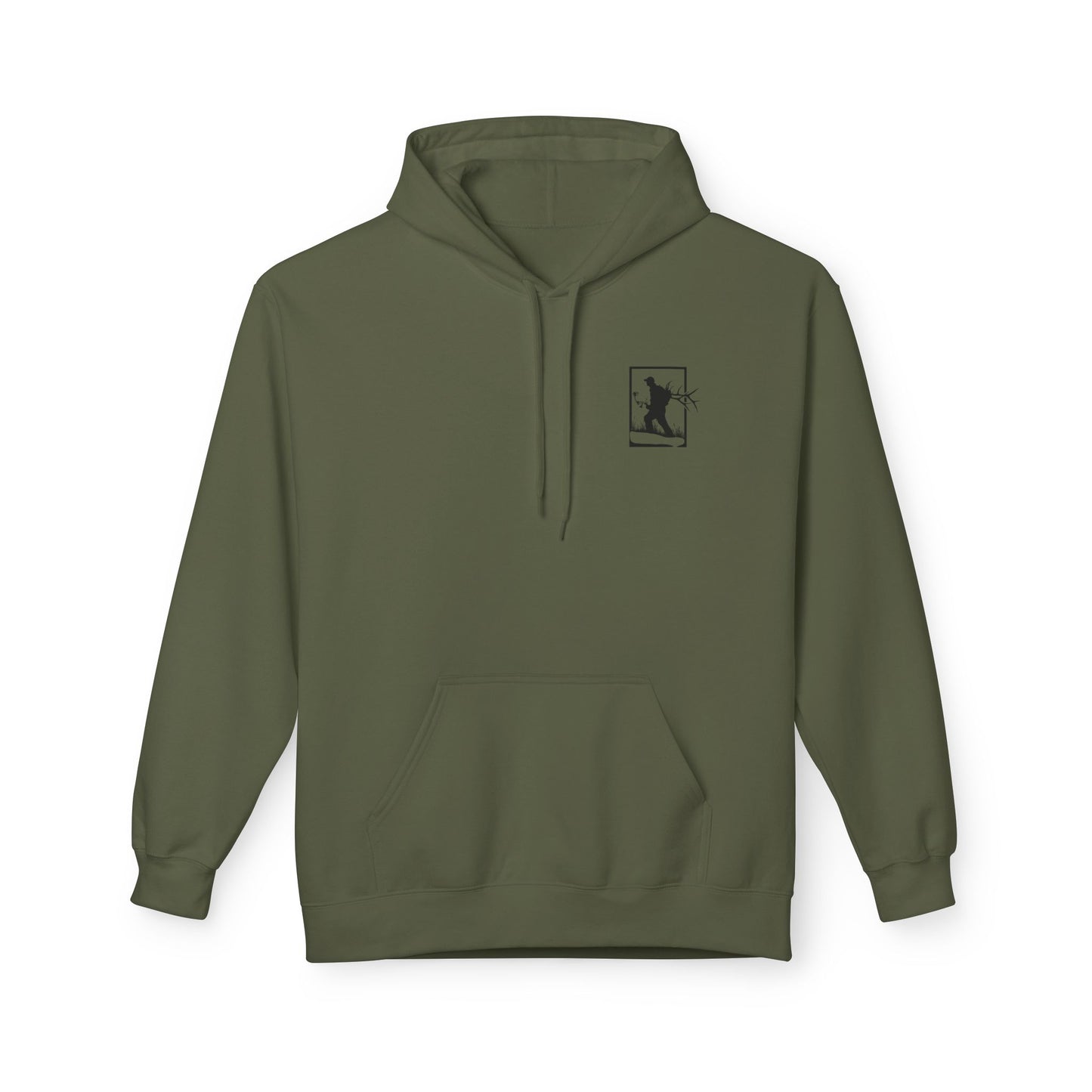 Archery Elk hunter/ Fleece Hoodie