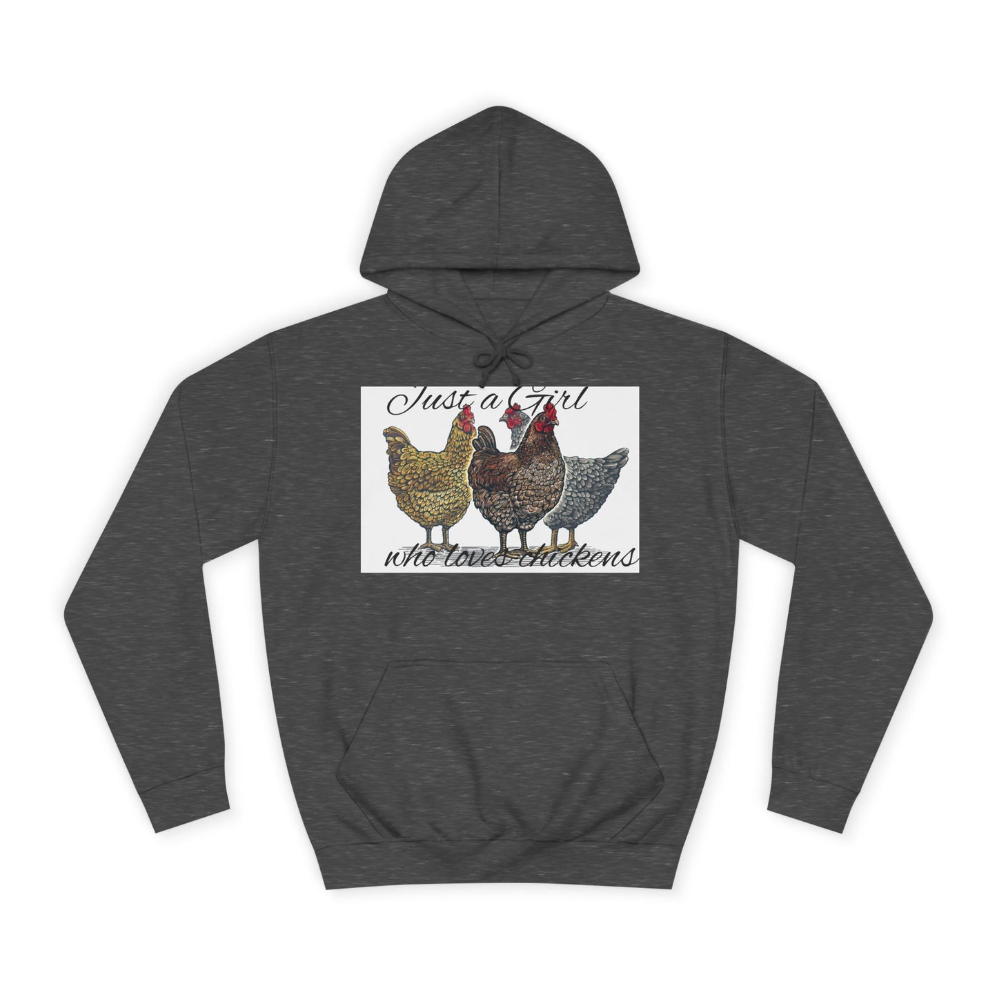 Girl who loves chickens Hoodie