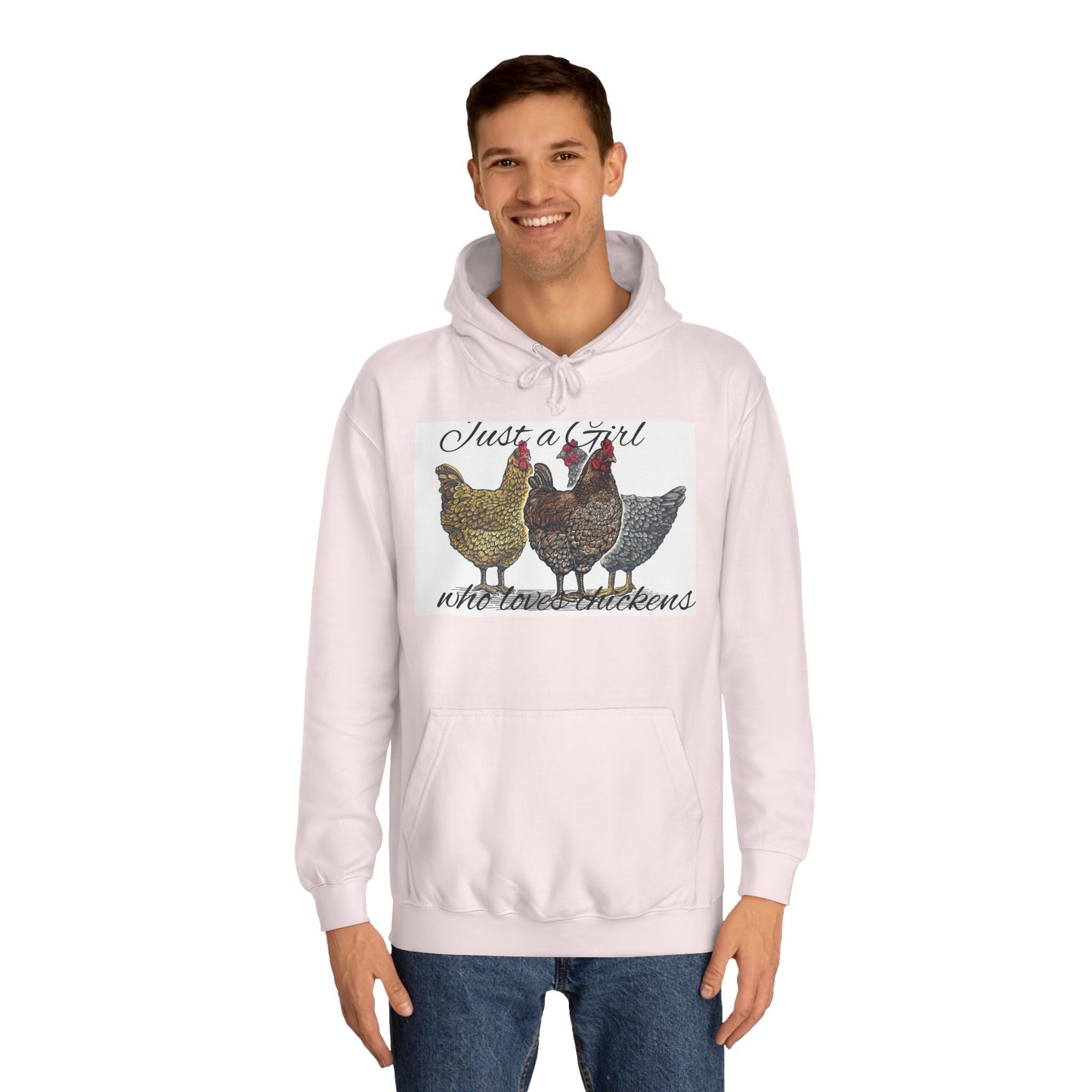 Girl who loves chickens Hoodie
