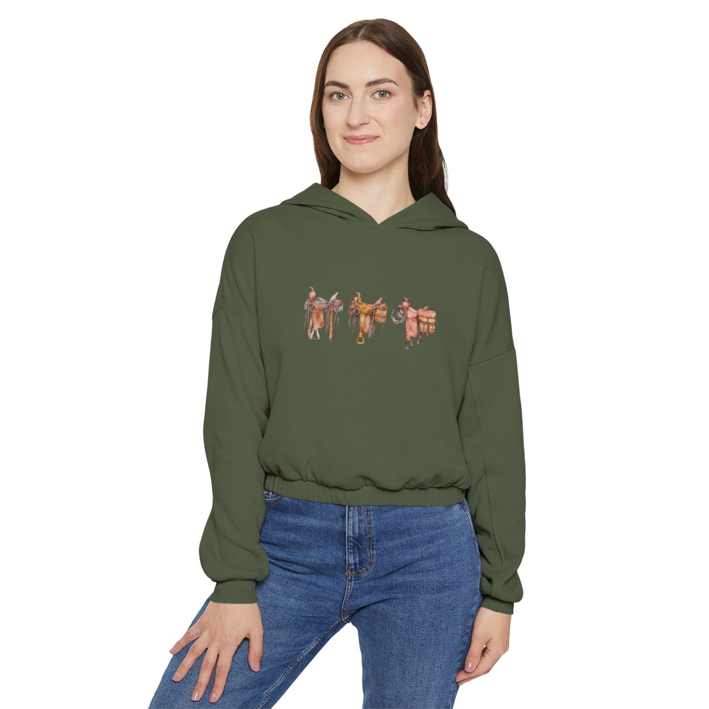 Saddle/ Cinched Bottom Hoodie