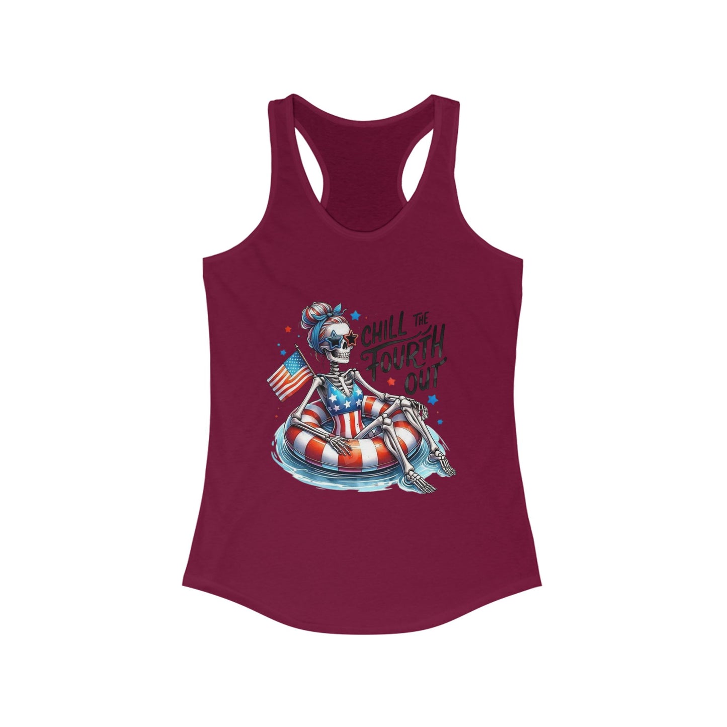 Chill the 4th out/ Racerback Tank