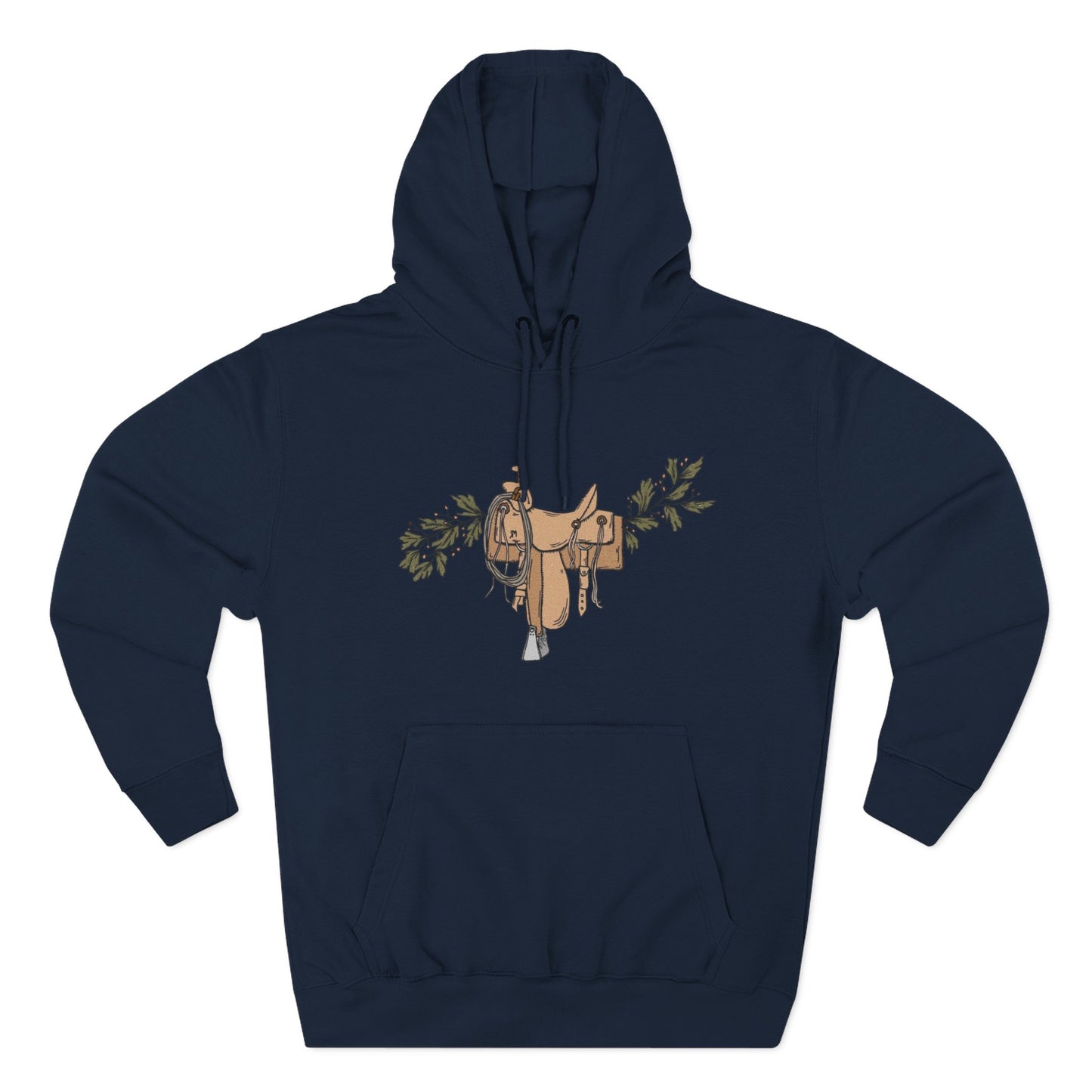 Saddle and vine/ Fleece Hoodie