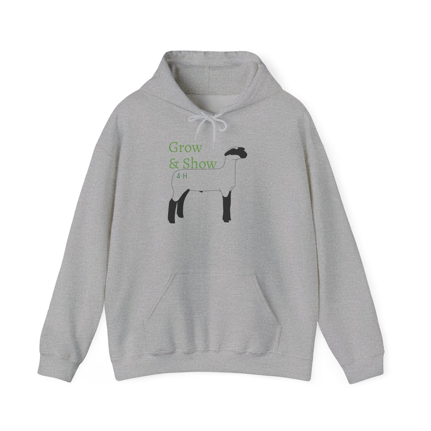 Grow and show 4h hoodie-sheep