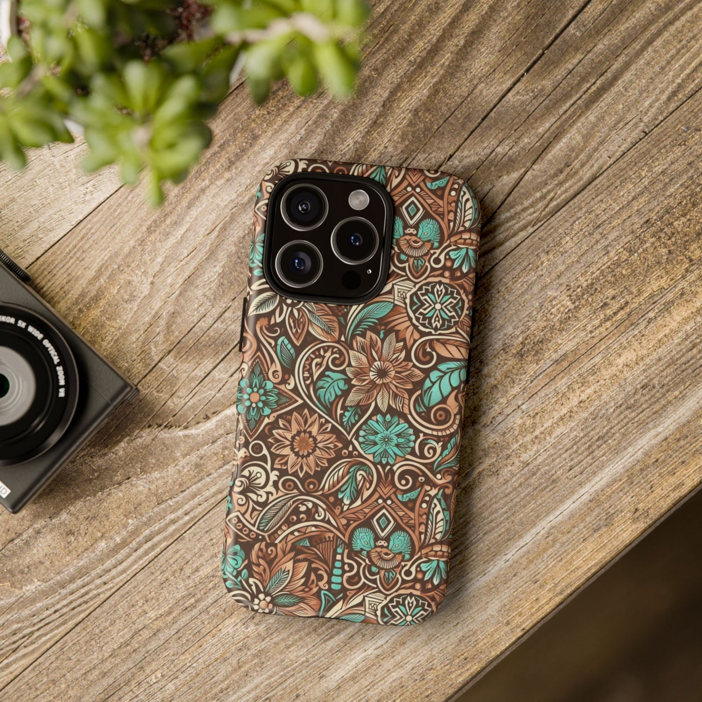 Leather & Turquoise / Tough Cases
