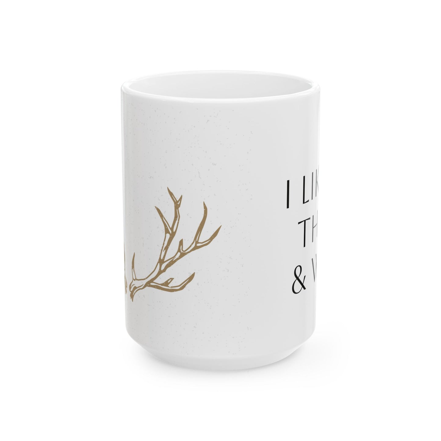 Thick and wide ceramic mug