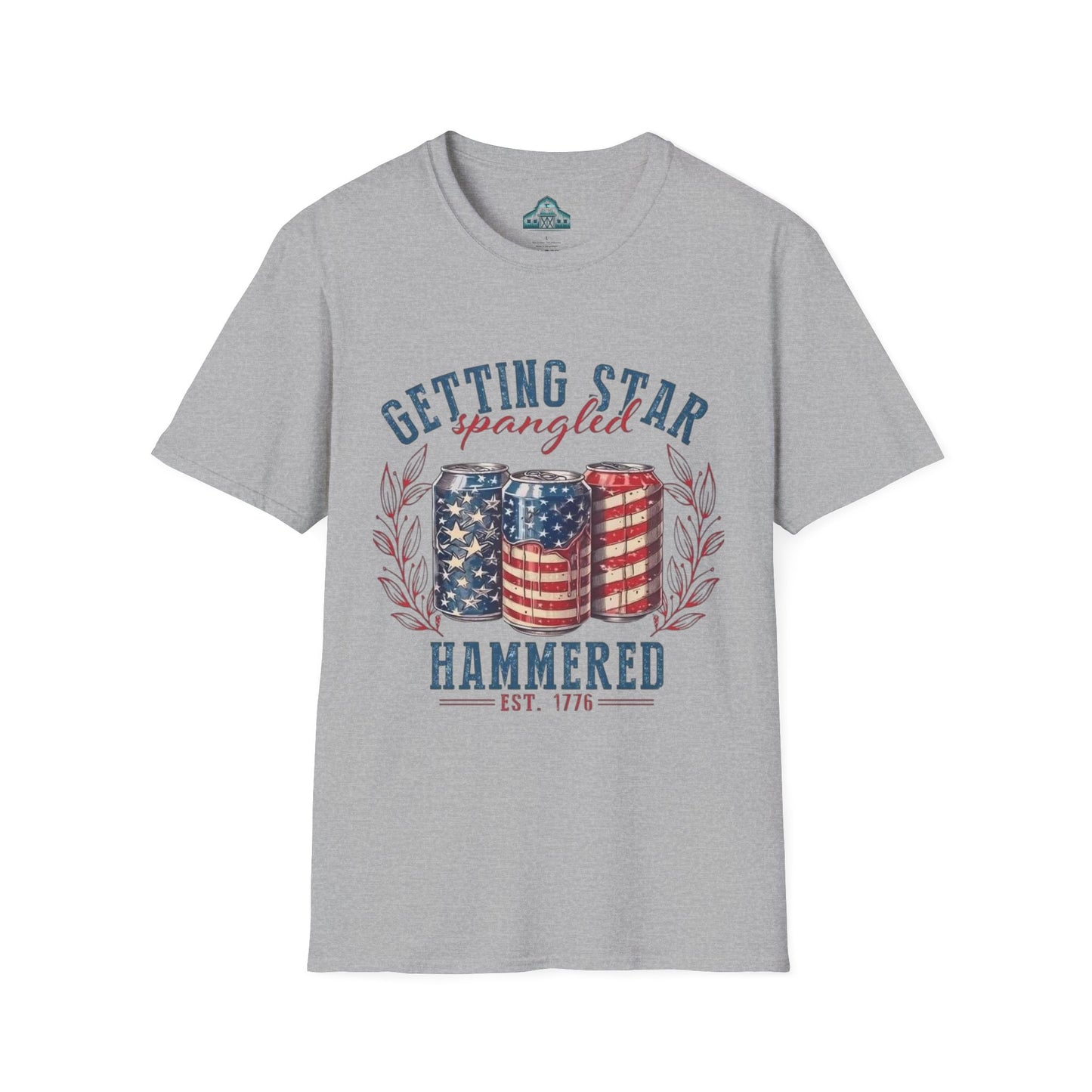 Getting star spangled hammered/ unisex Tshirt