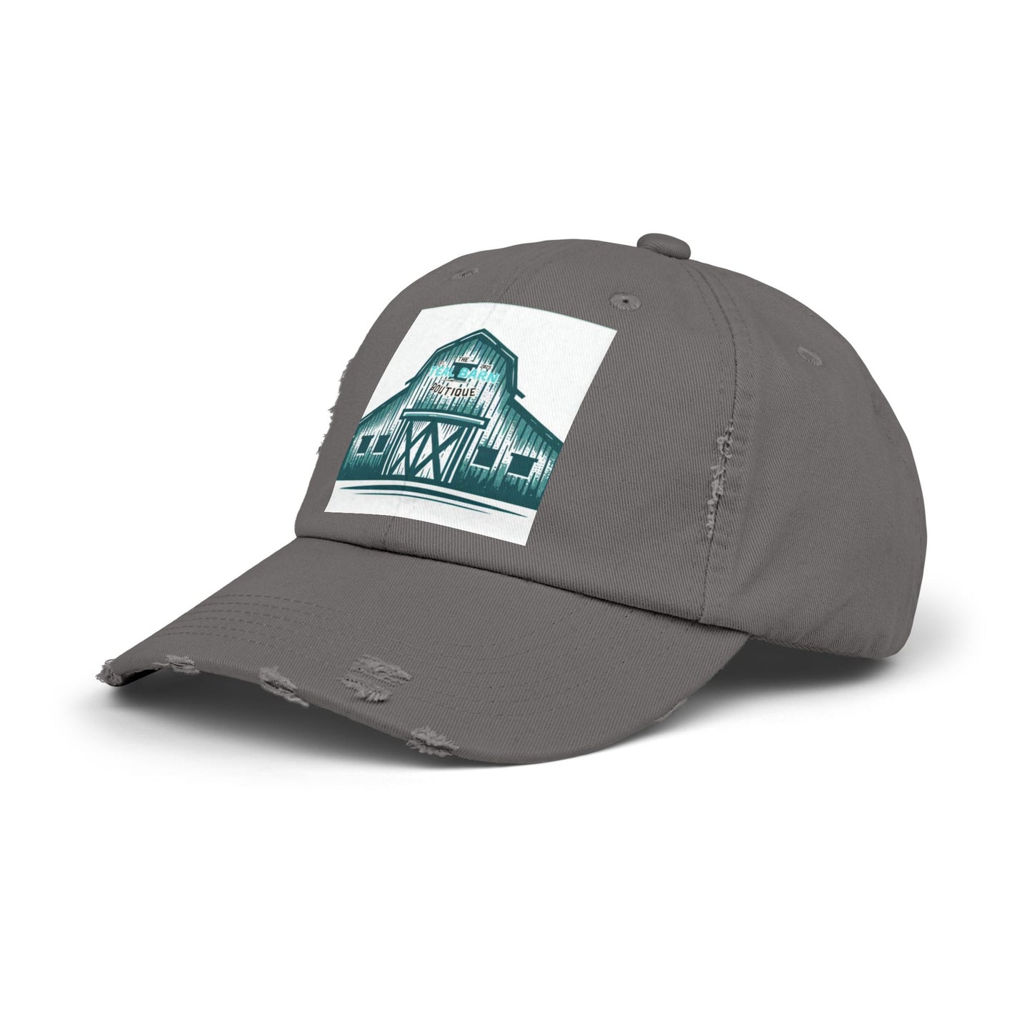 Teal barn logo cap