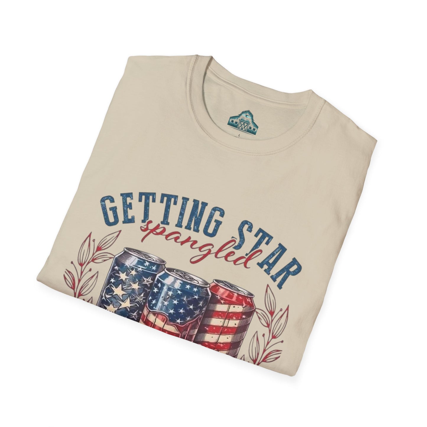 Getting star spangled hammered/ unisex Tshirt