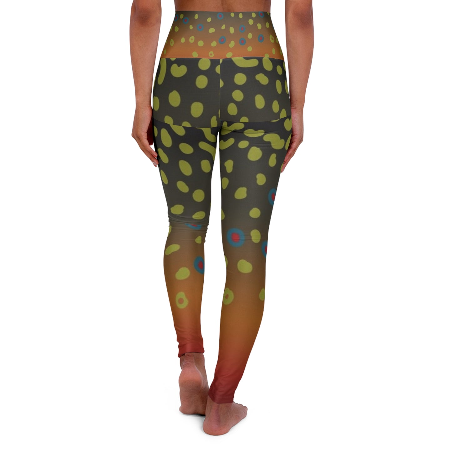 Brook trout yoga leggings