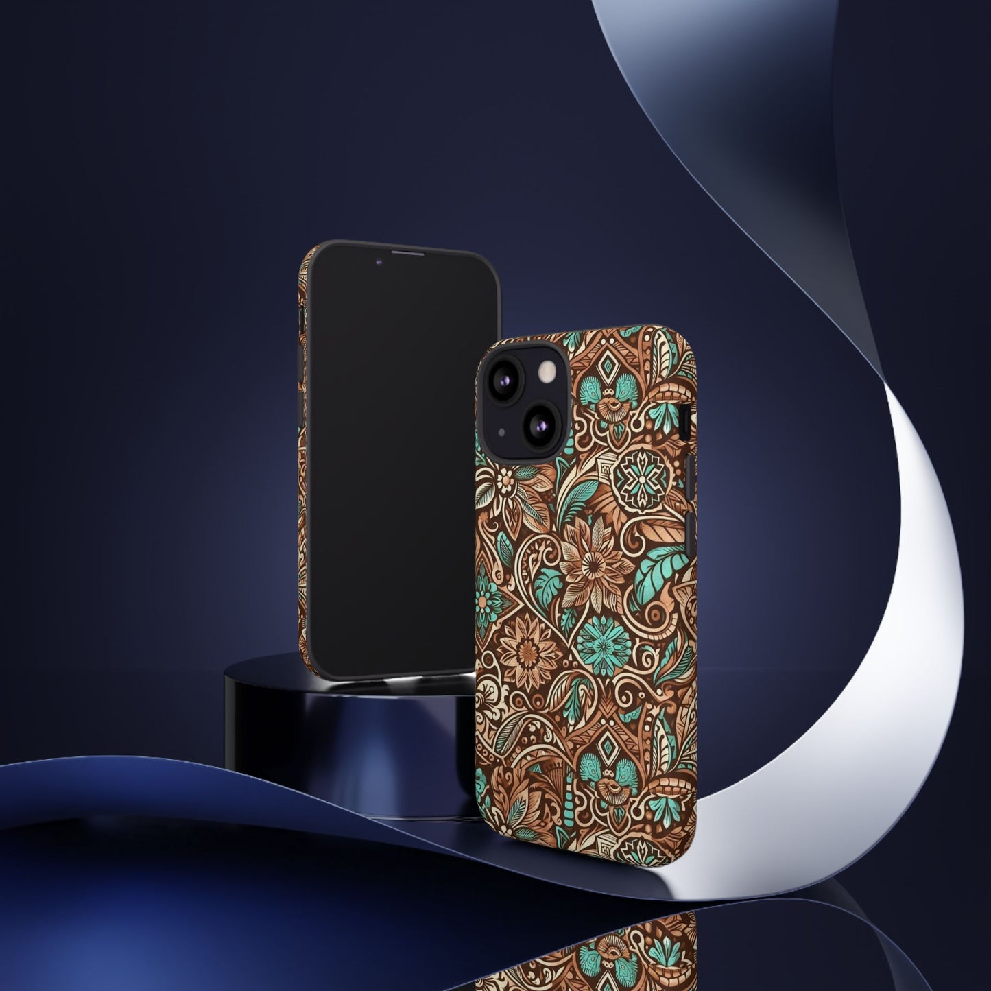 Leather & Turquoise / Tough Cases