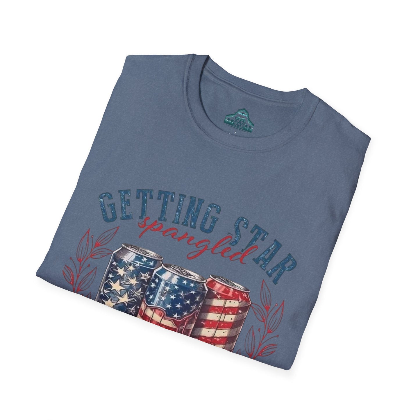 Getting star spangled hammered/ unisex Tshirt