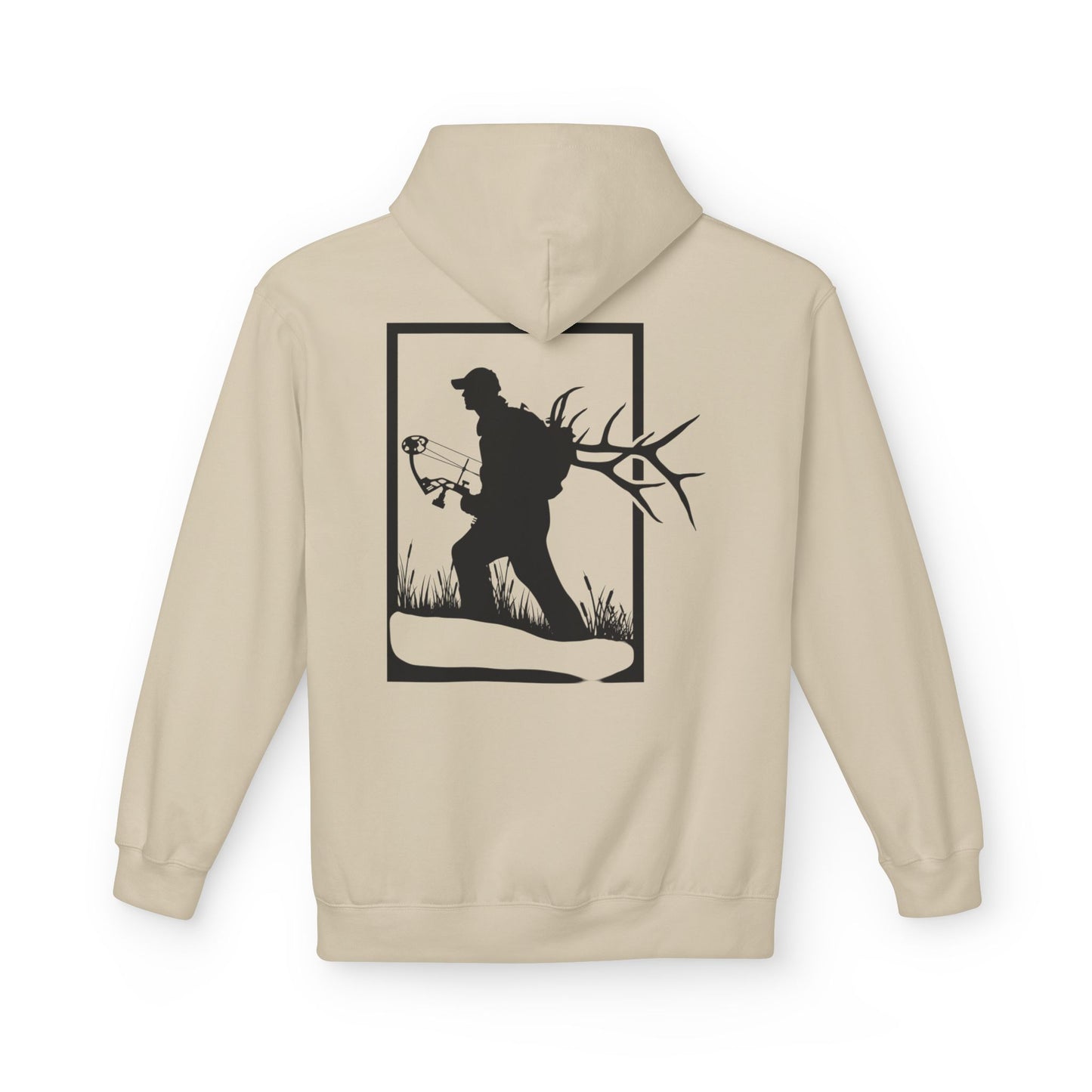 Archery Elk hunter/ Fleece Hoodie