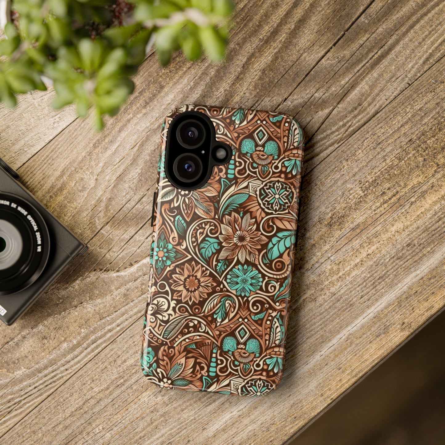 Leather & Turquoise / Tough Cases
