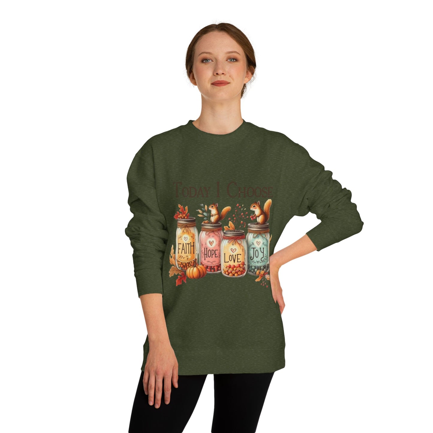 Hope, faith, love, joy / fall sweatshirt
