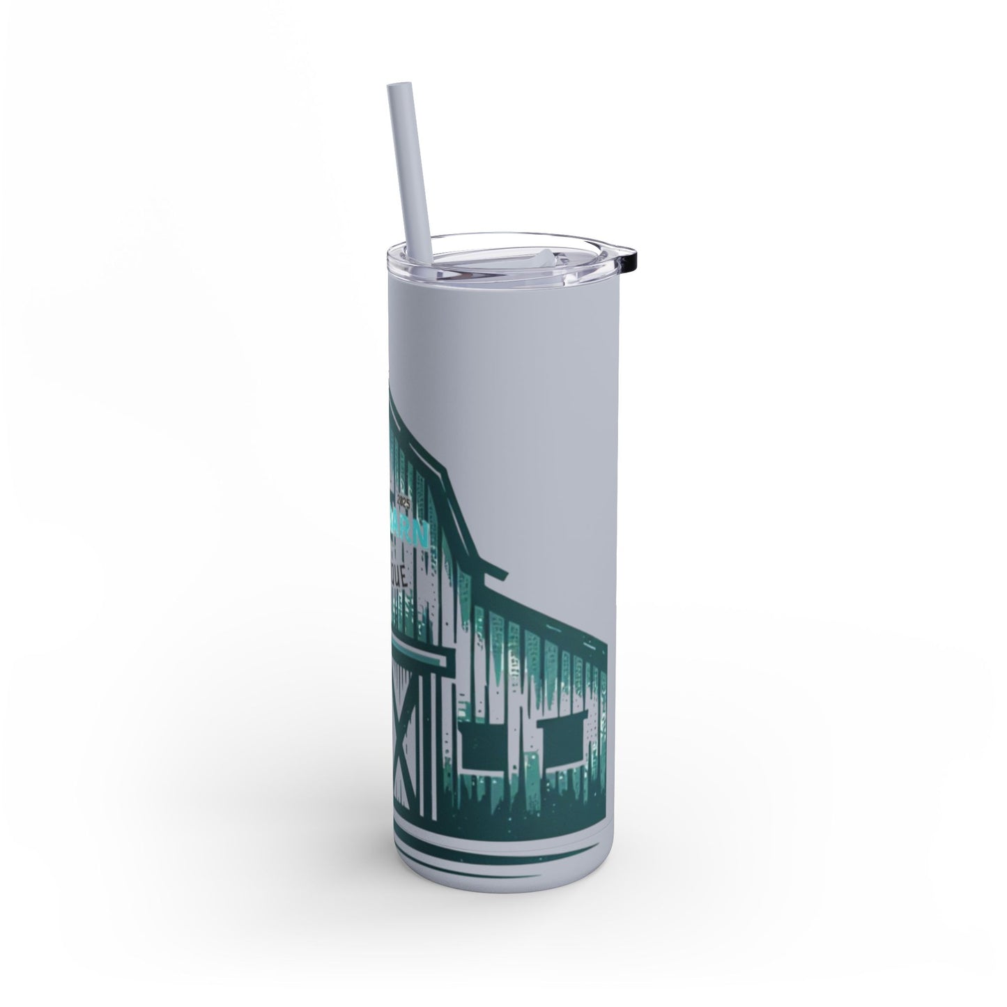 Teal Barn Tumbler, 20oz