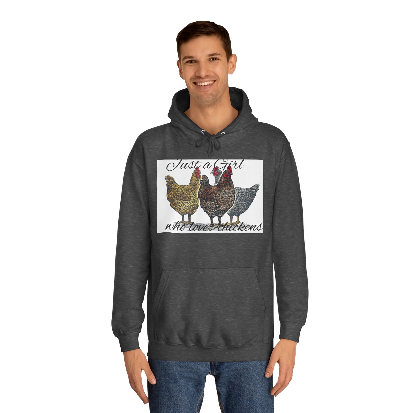 Girl who loves chickens Hoodie