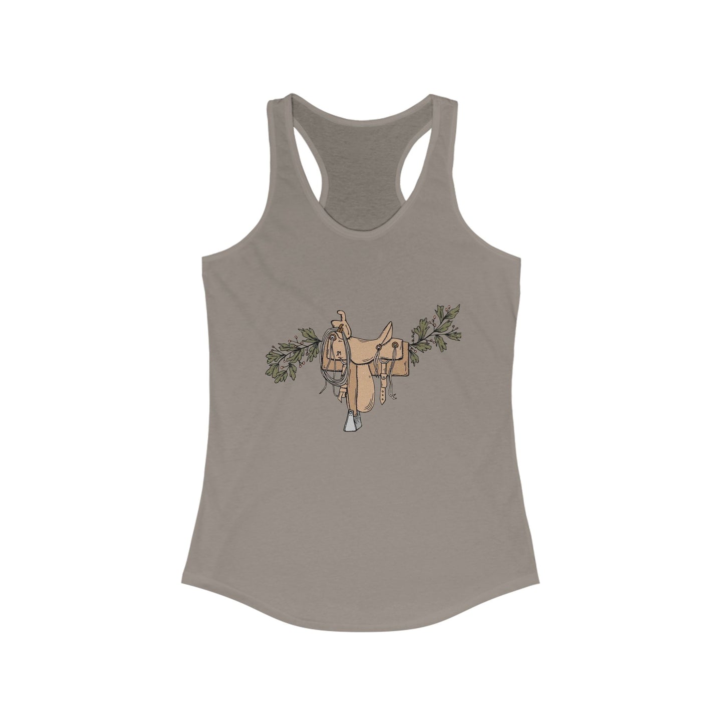 saddle and vine/ Racer back Tank