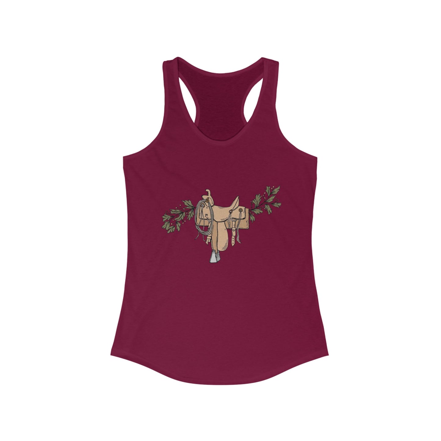 saddle and vine/ Racer back Tank