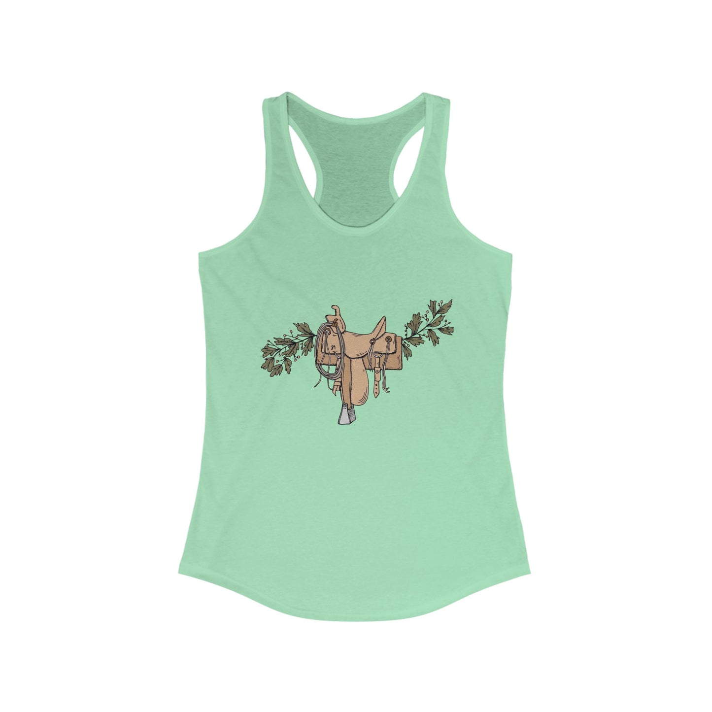 saddle and vine/ Racer back Tank