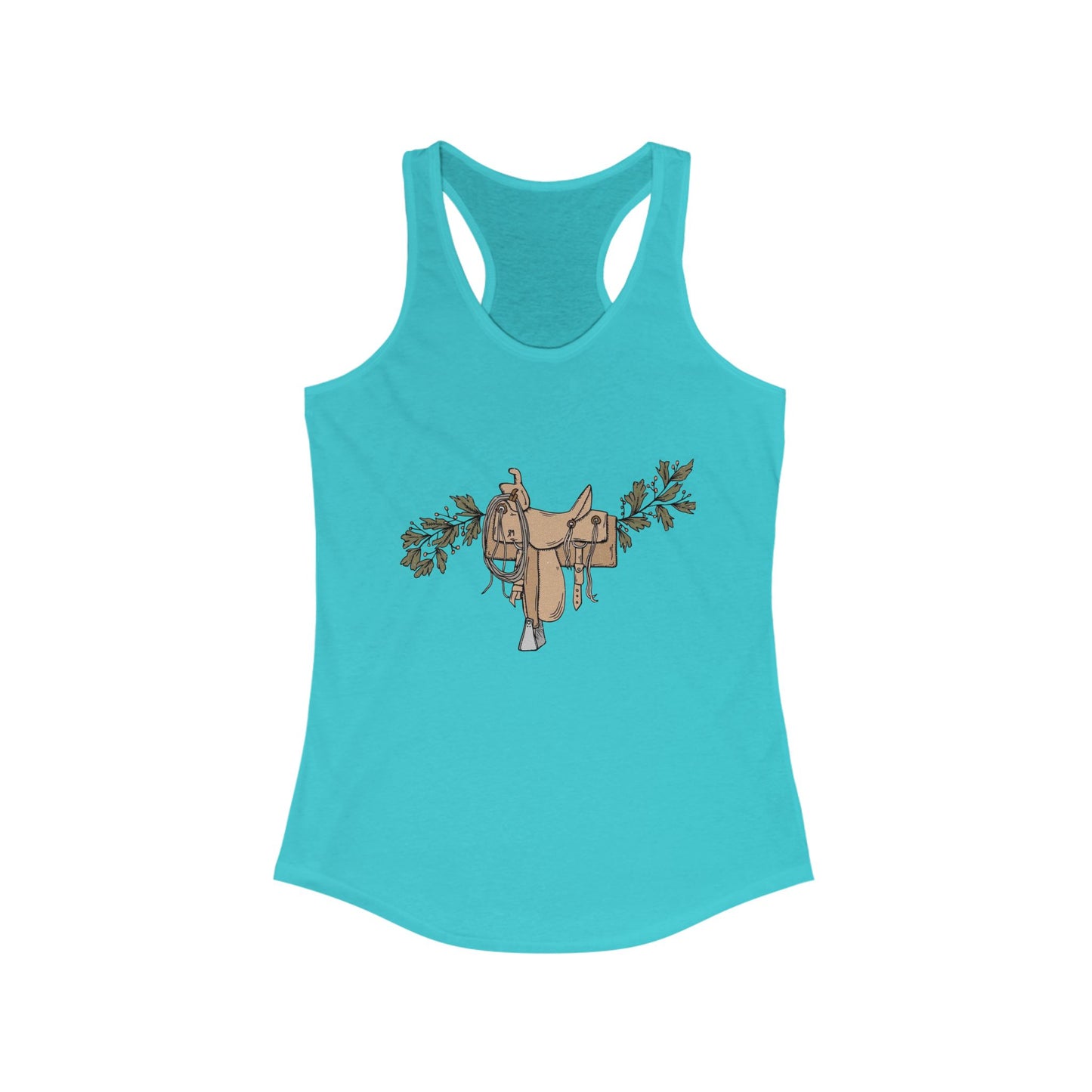 saddle and vine/ Racer back Tank