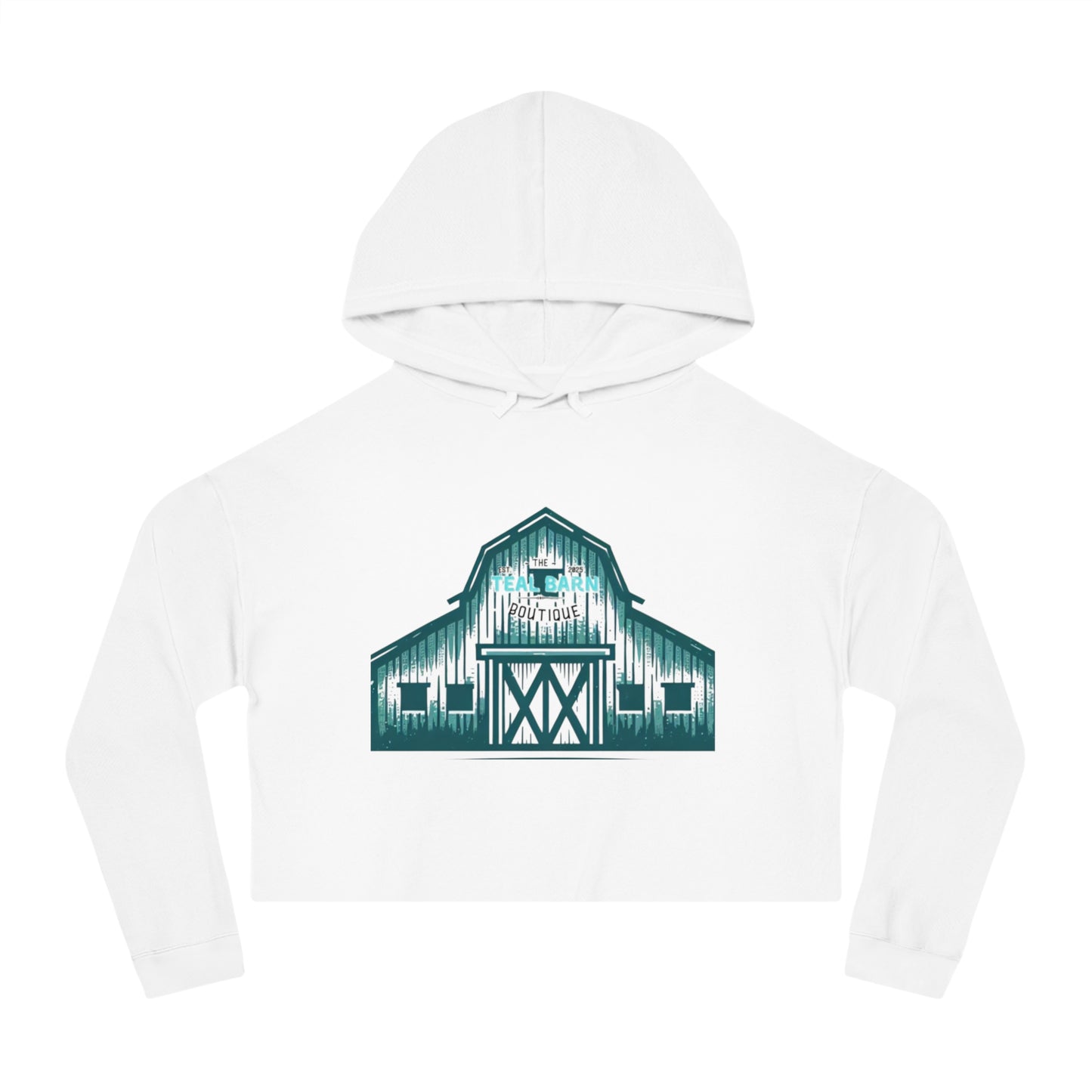 Teal Barn Boutique cropped hoodie