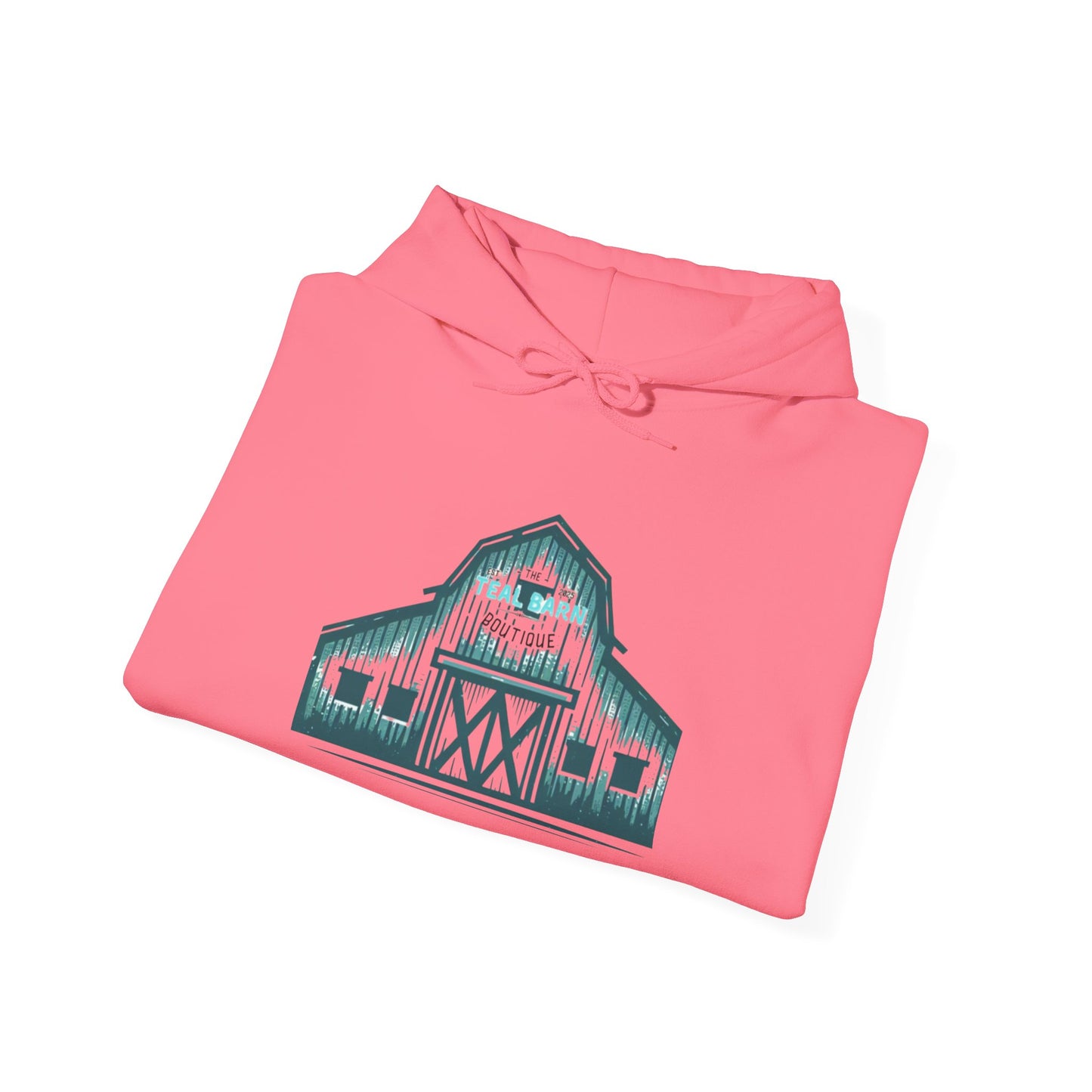 Teal Barn hoodie
