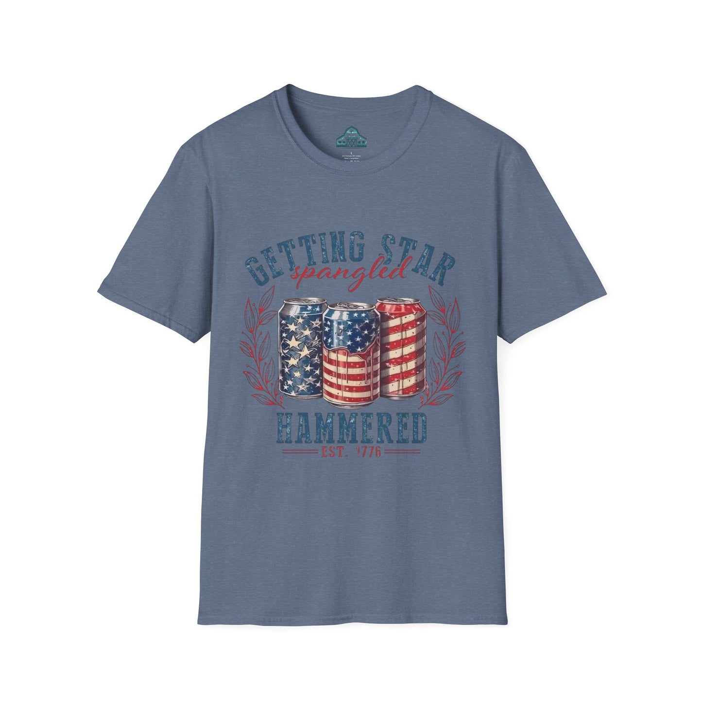 Getting star spangled hammered/ unisex Tshirt