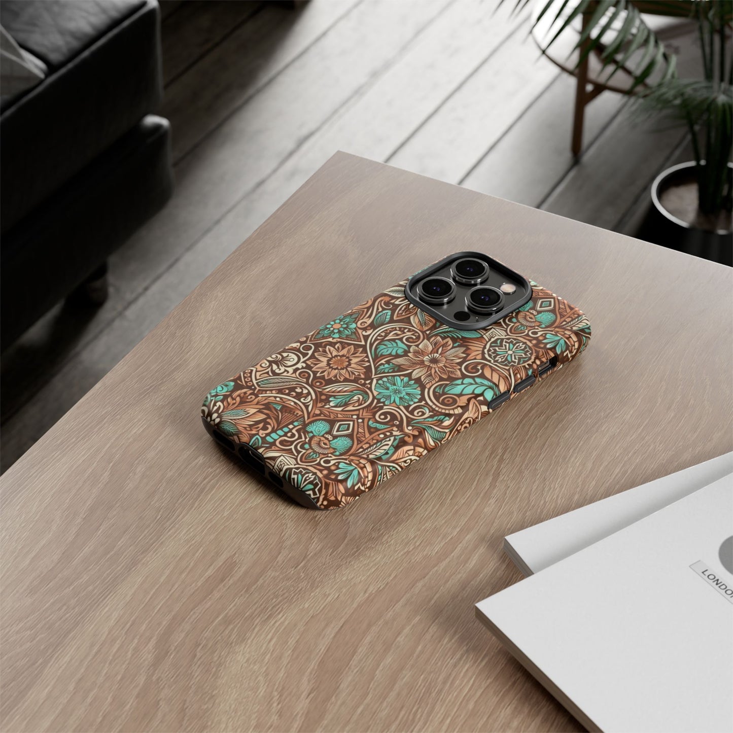 Leather & Turquoise / Tough Cases