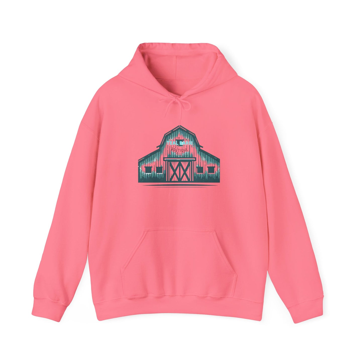 Teal Barn hoodie