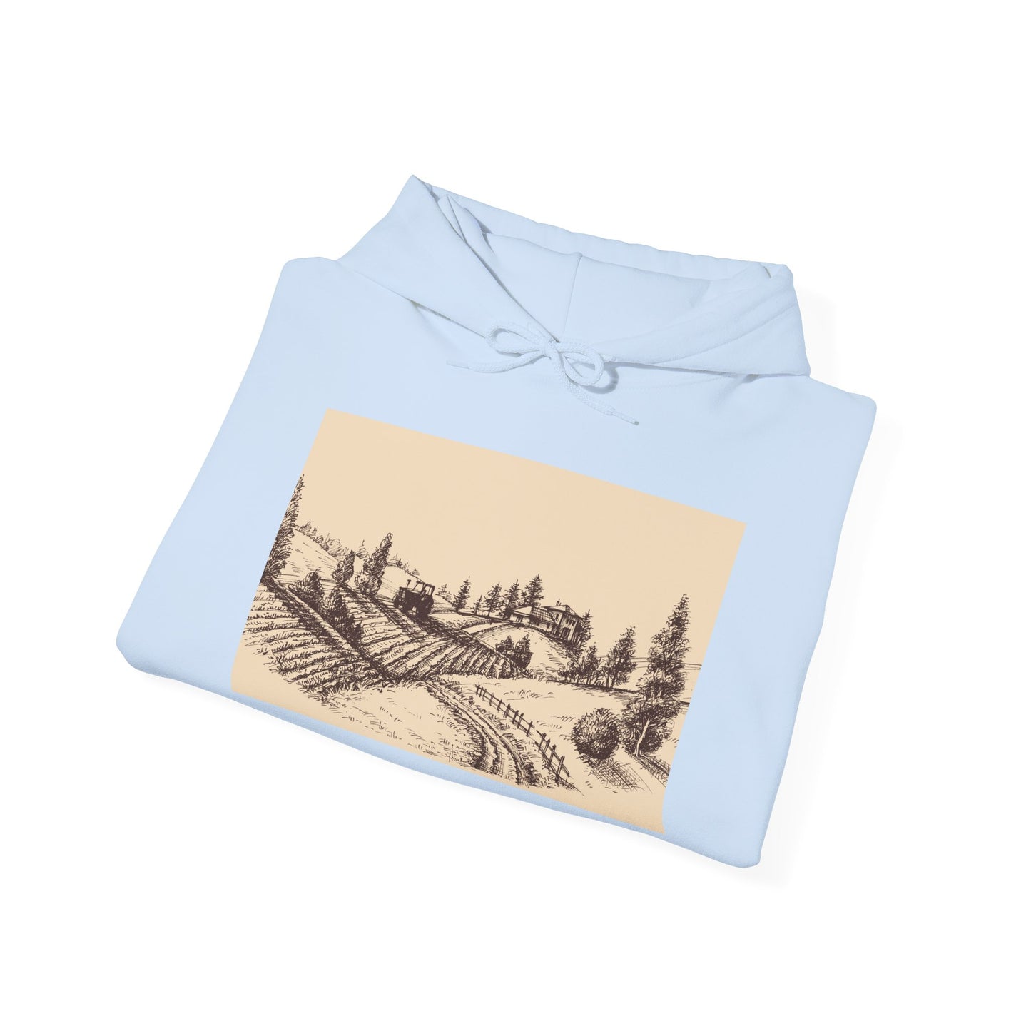 Vintage farm scene