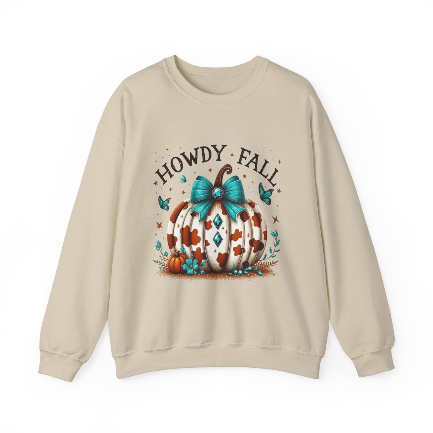 Howdy fall / cow pumpkin sweater