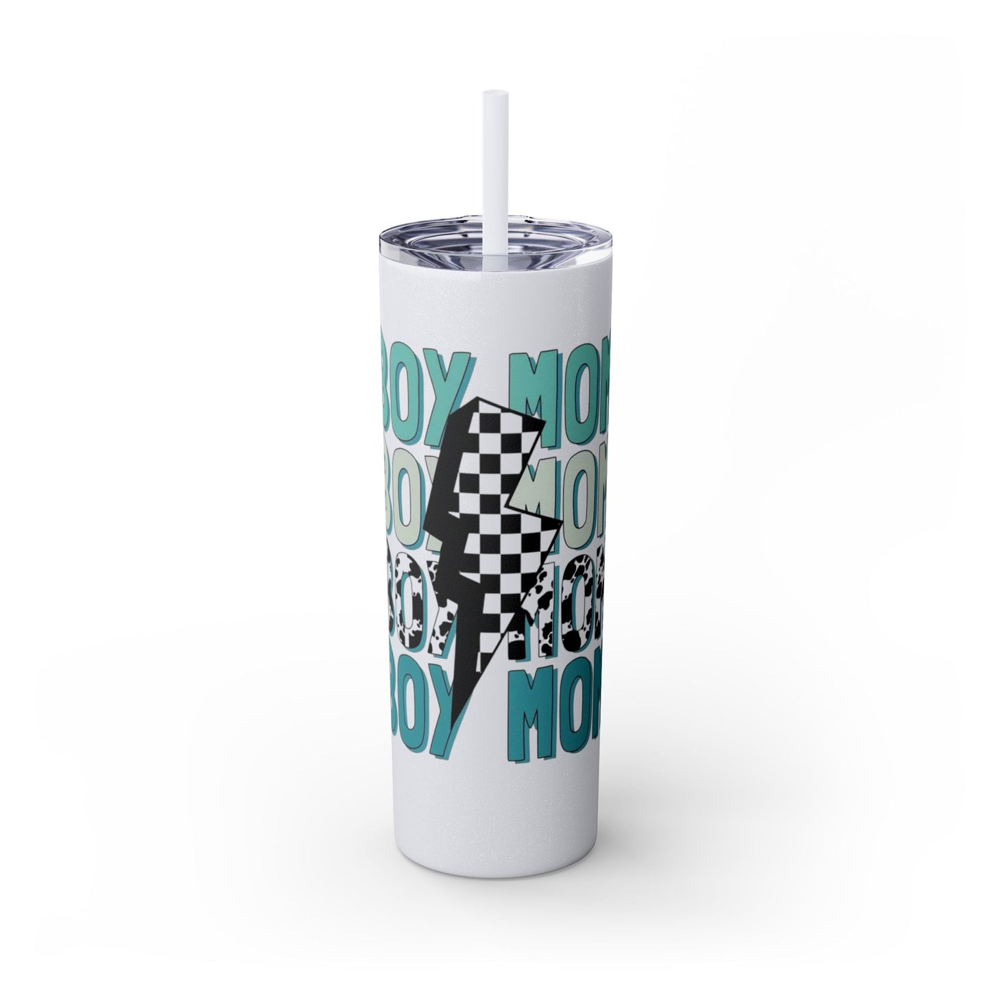 Boy Mom / Tumbler with Straw, 20oz