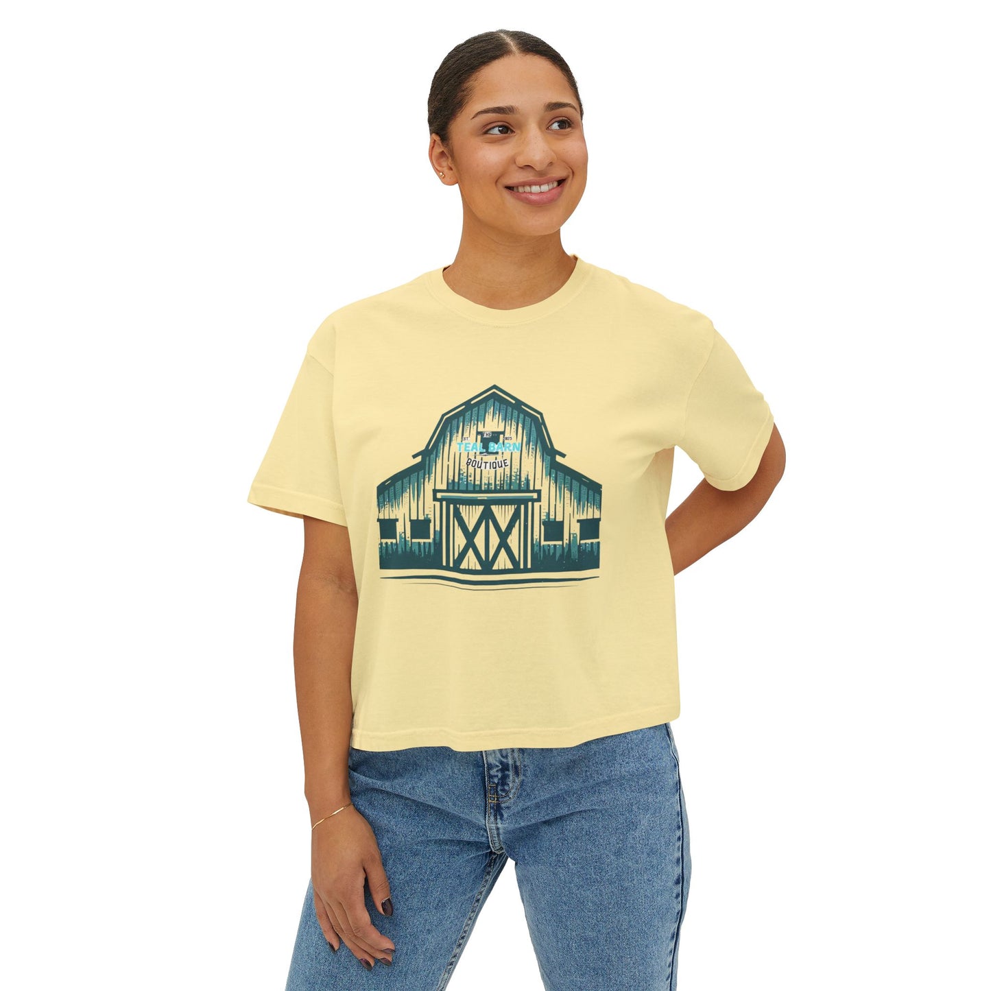 Teal Barn Tshirt