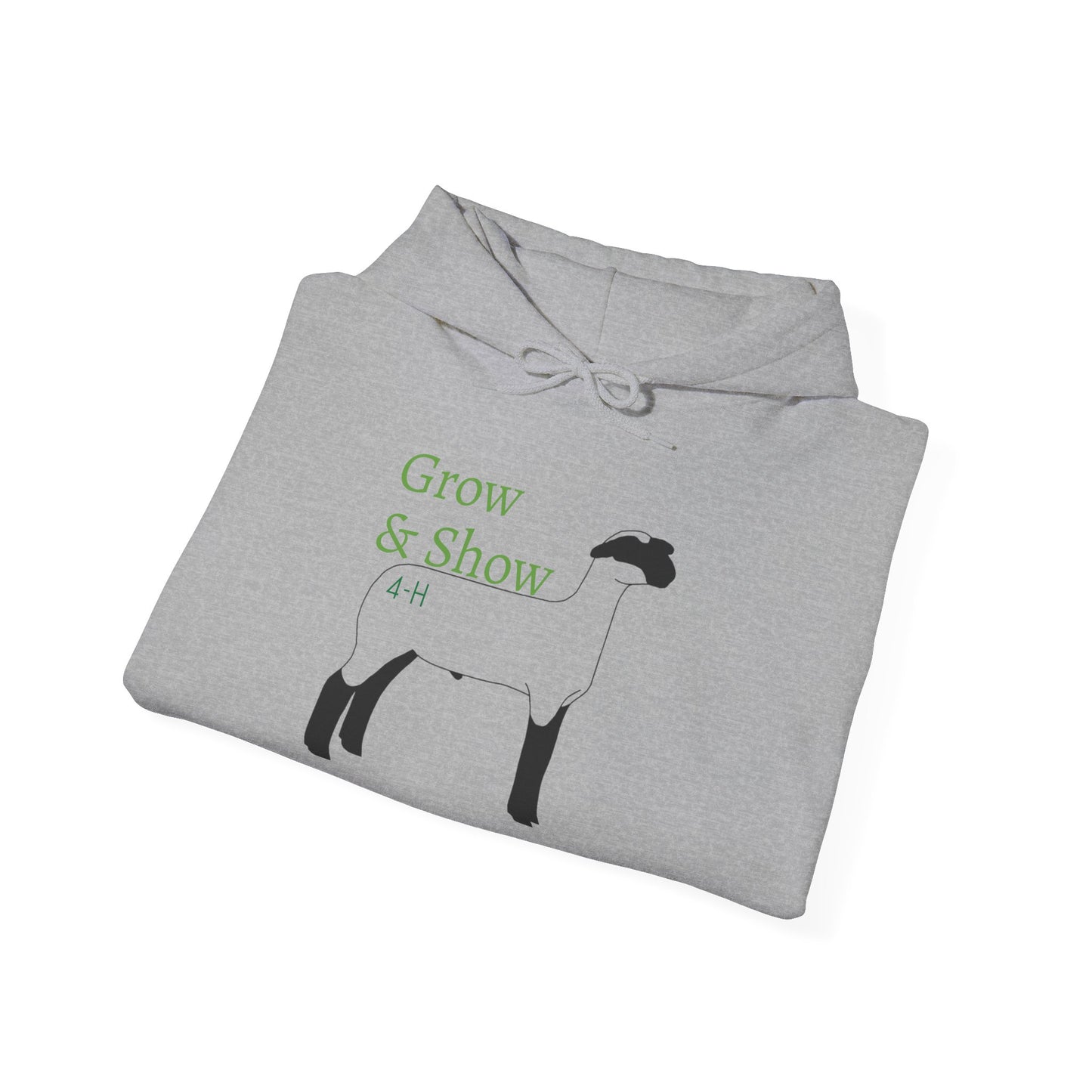Grow and show 4h hoodie-sheep
