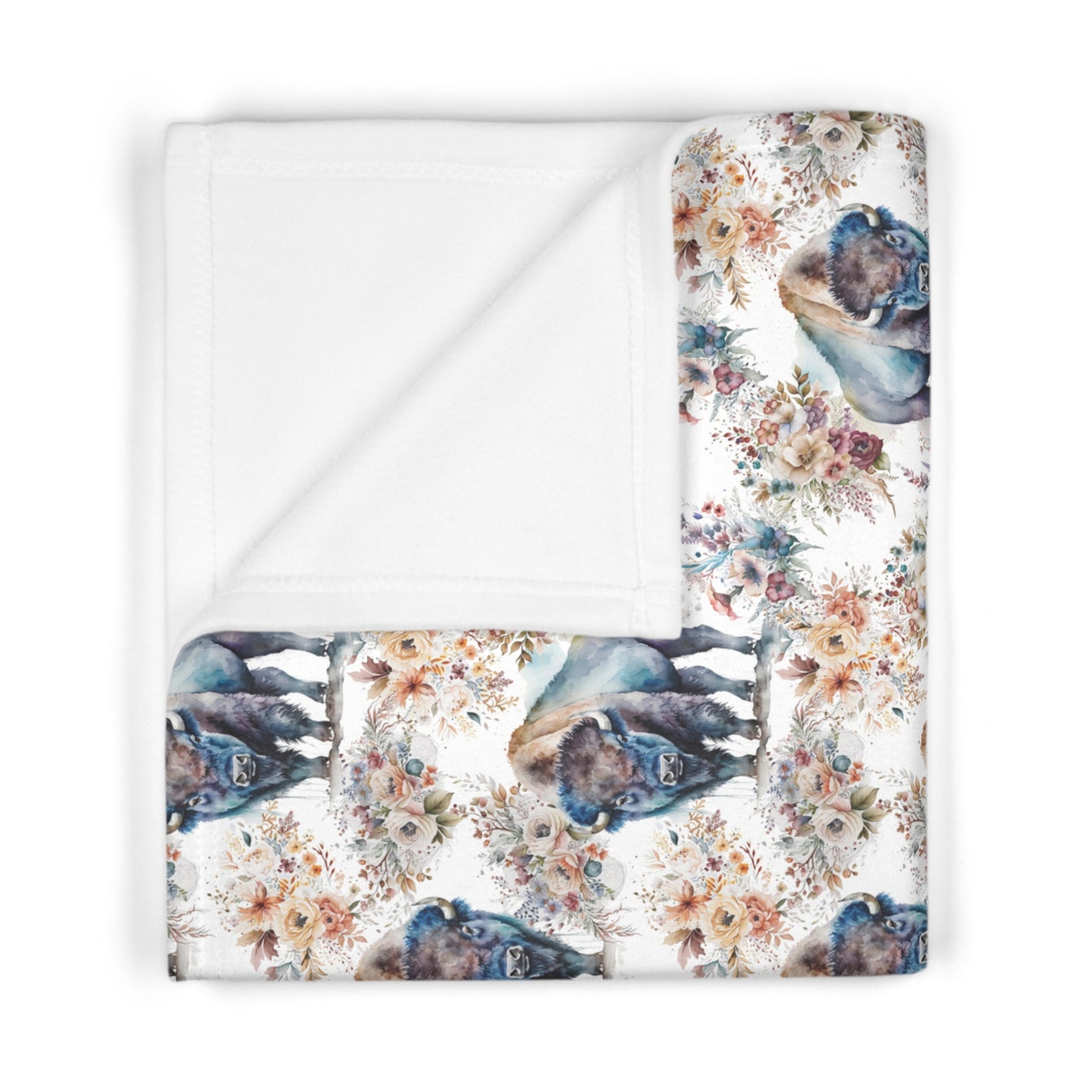 Blue Buffalo Fleece Baby Blanket