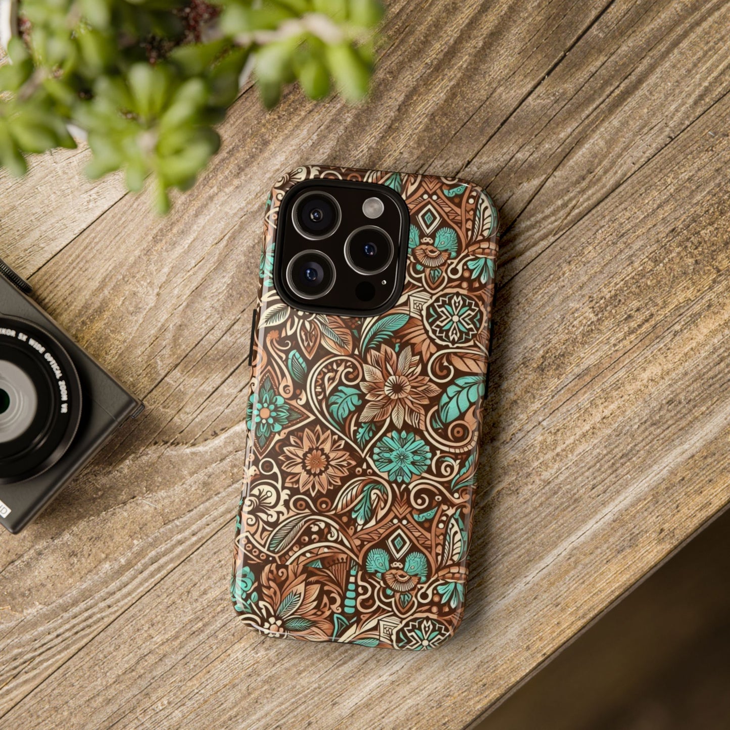 Leather & Turquoise / Tough Cases