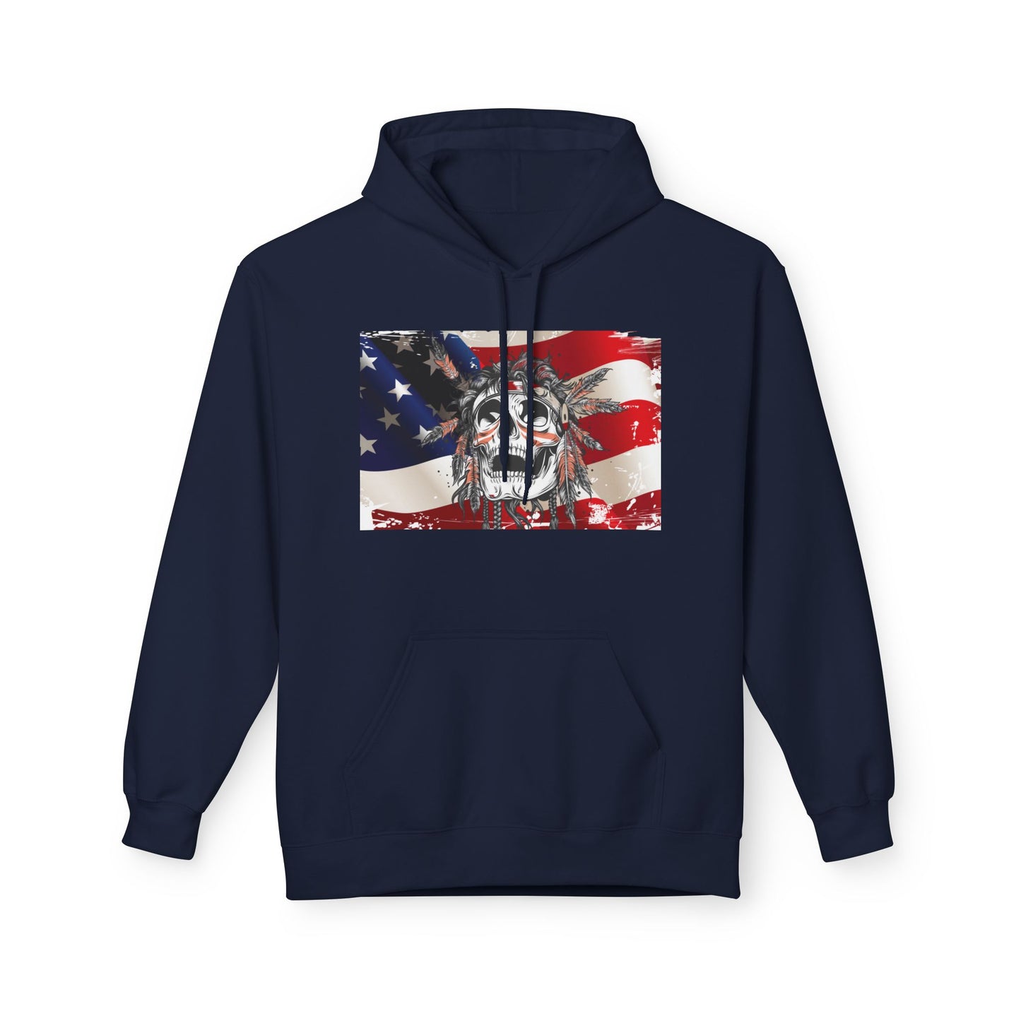 Flag and Skull Hoodie
