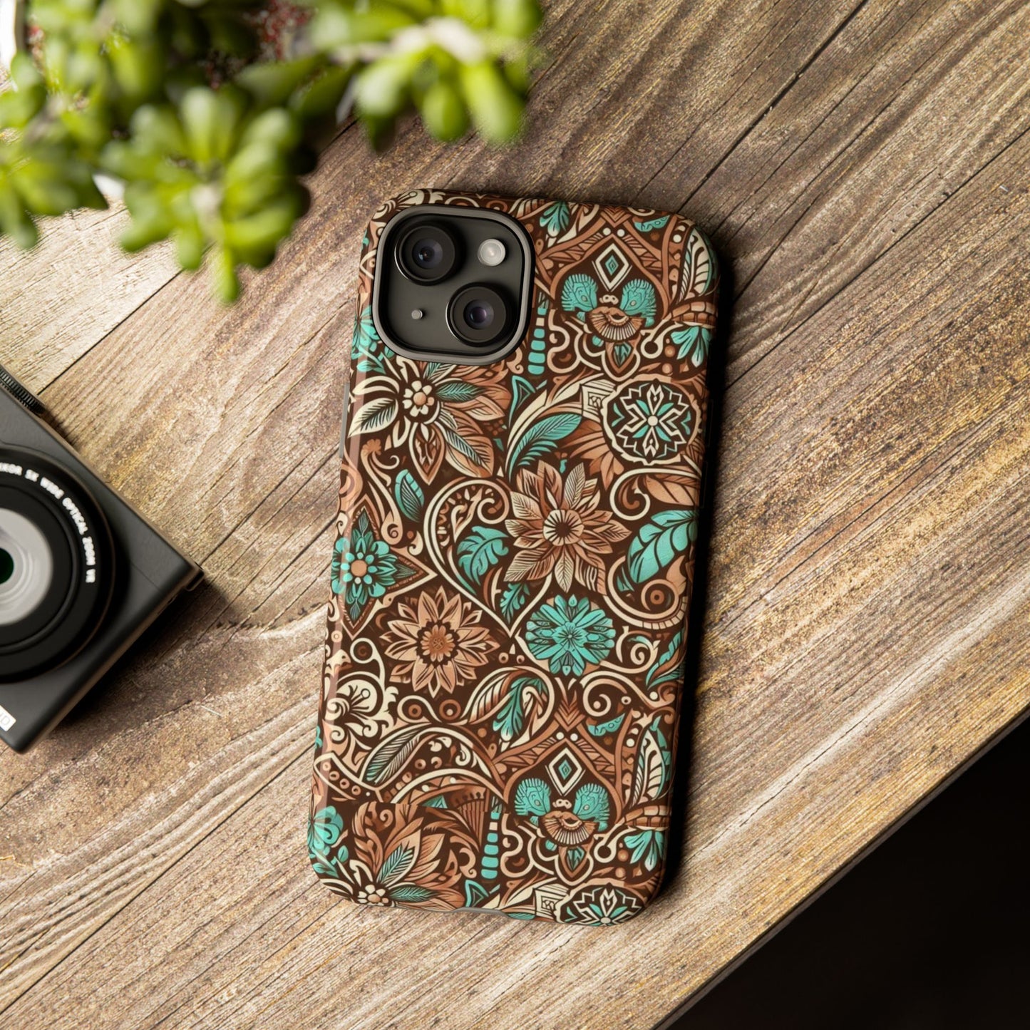 Leather & Turquoise / Tough Cases