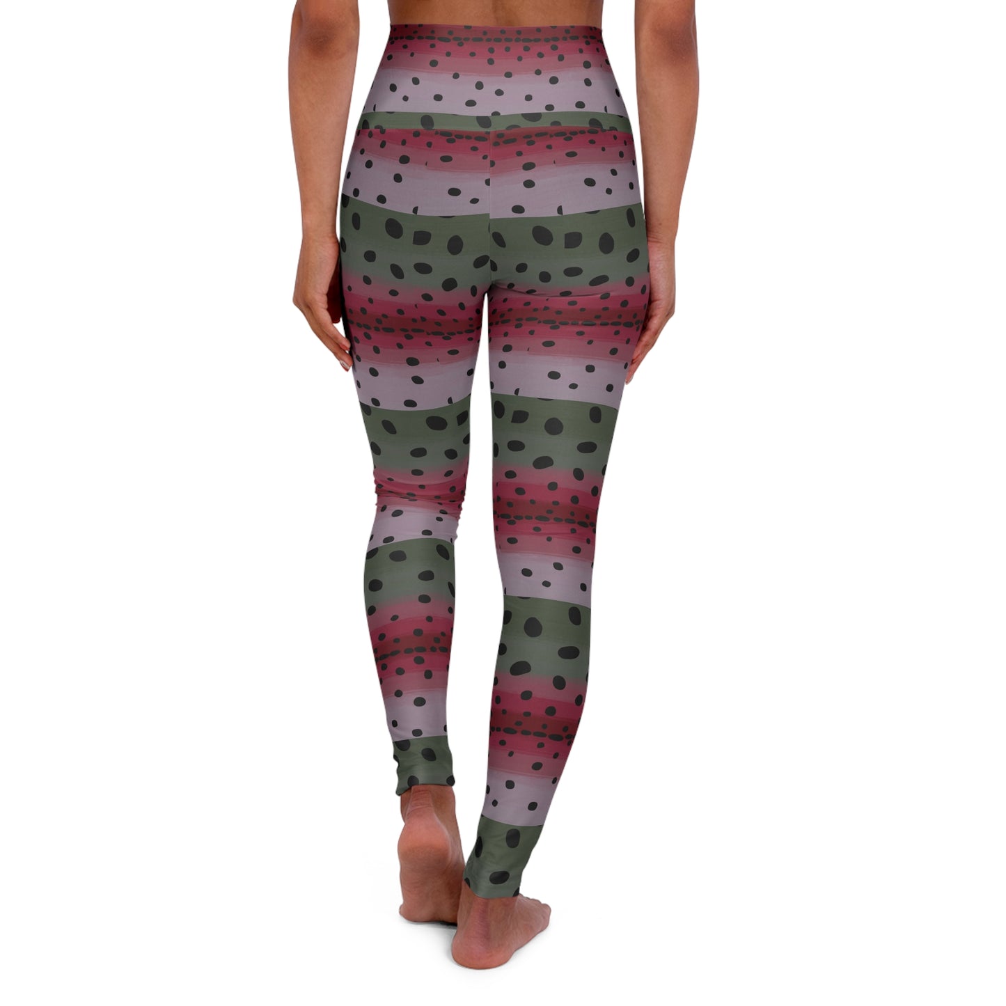 High Waisted Yoga Leggings (AOP)